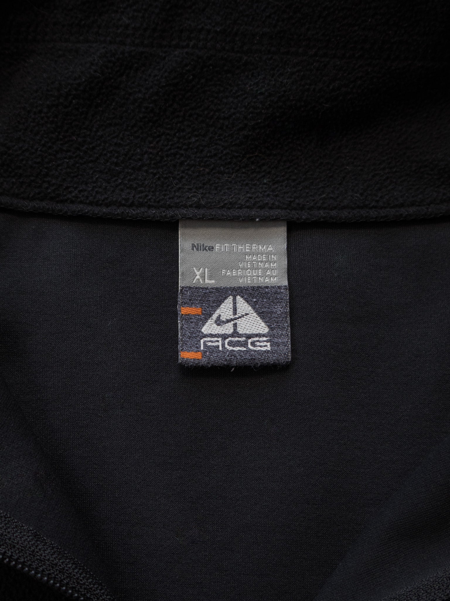 Vintage Black Nike ACG Fleece Quarter Zip (XL)