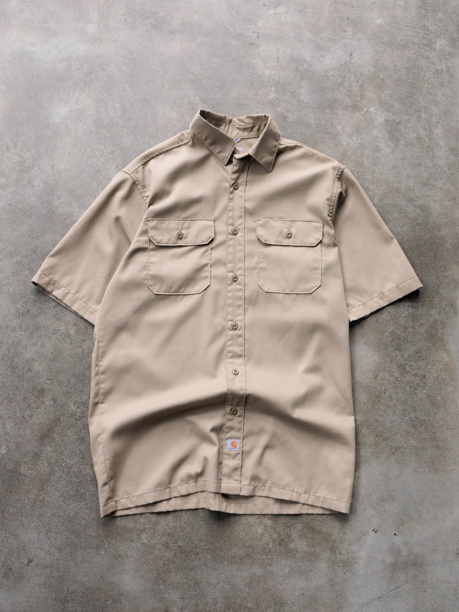 Khaki Carhartt Work Shirt (M)