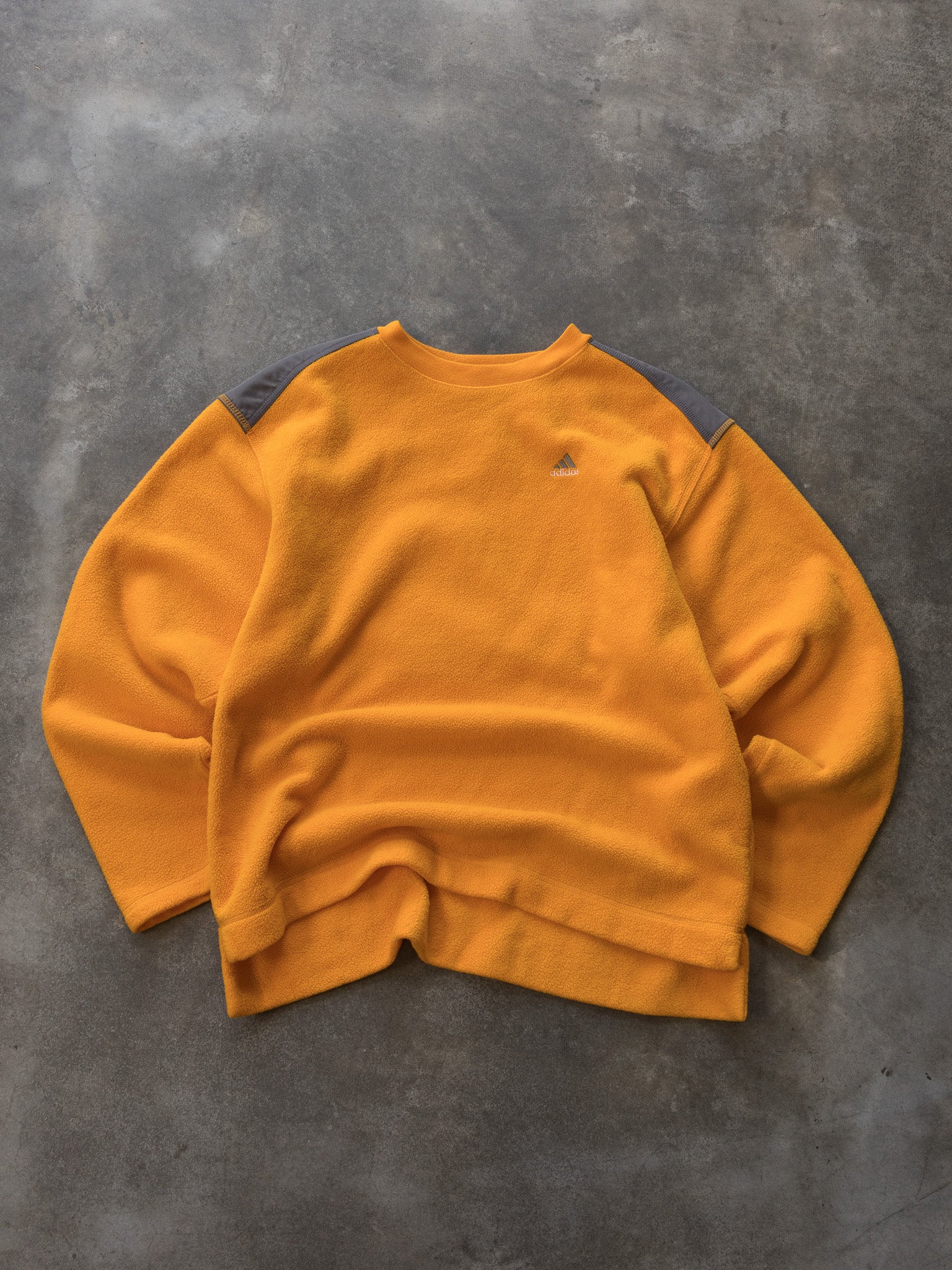 Vintage Yellow Adidas Fleece (M)