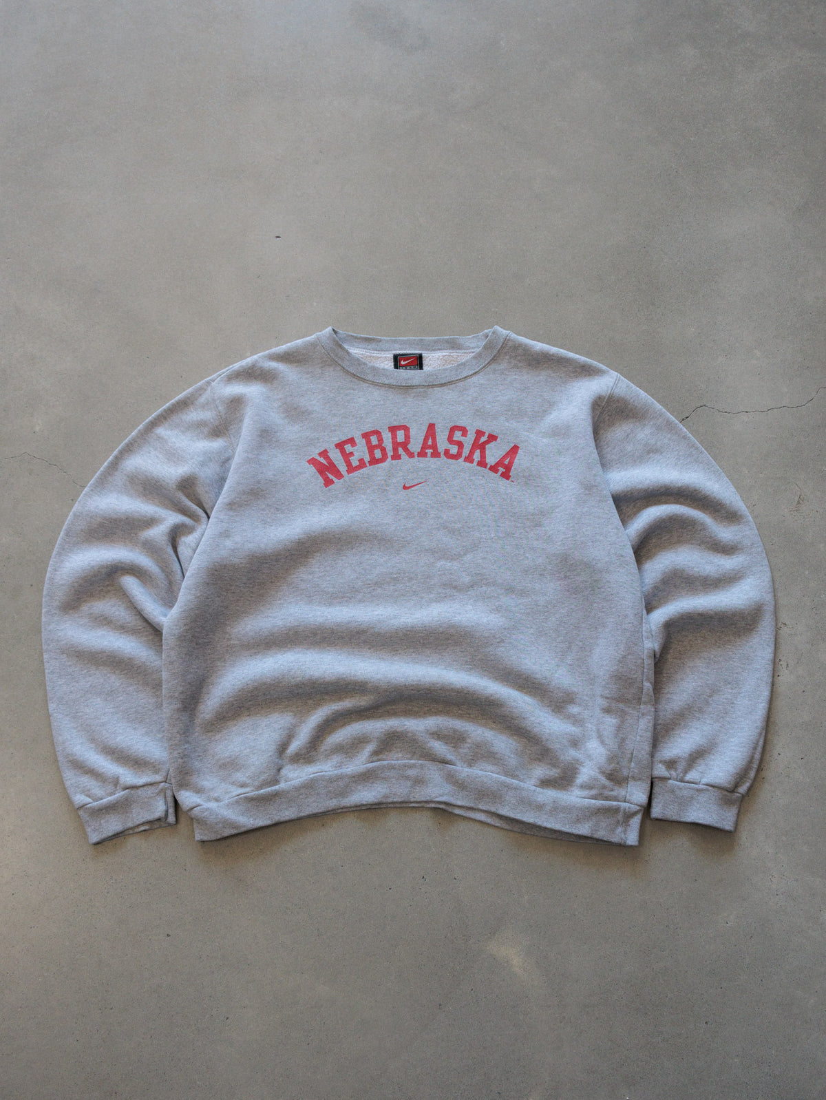 Vintage 00s Grey Nebraska Nike Sweatshirt (18-20Y)