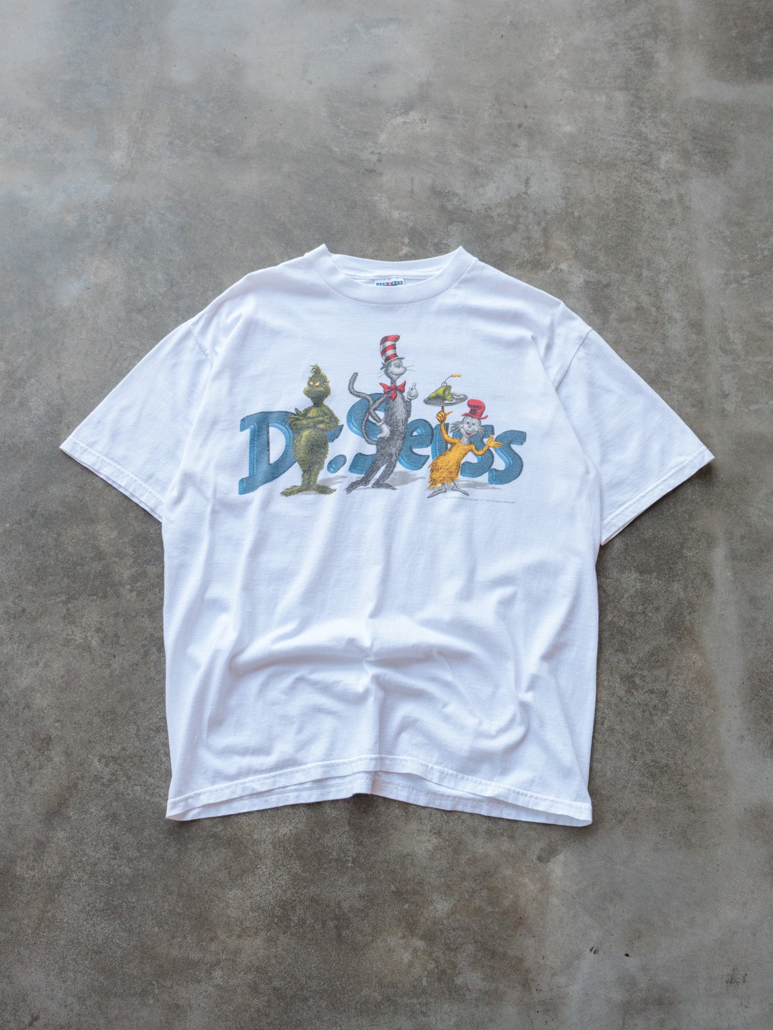 Vintage 90s White Dr. Seuss Tee (L)