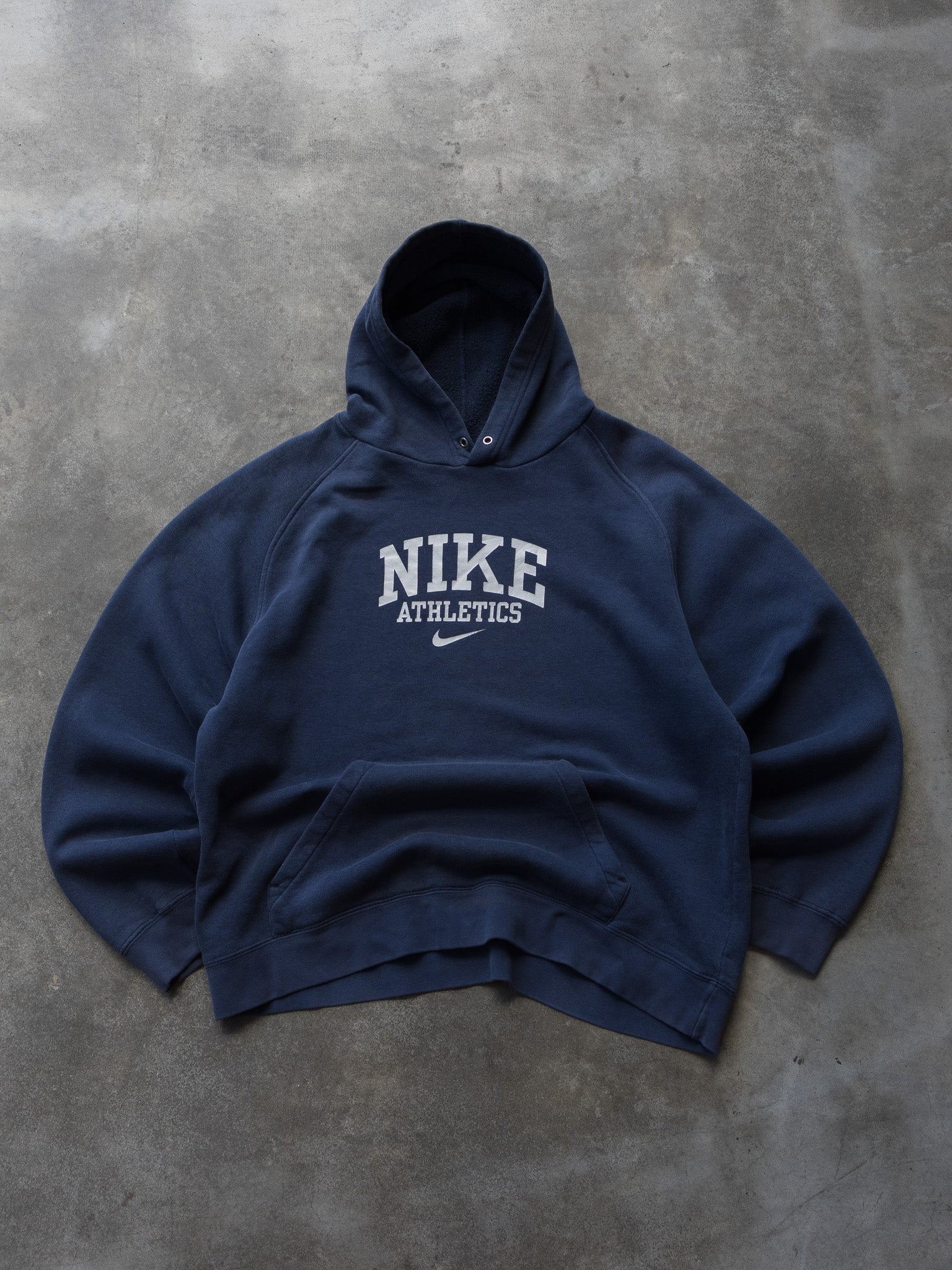 Vintage Navy Nike Athletics Hoodie (L)