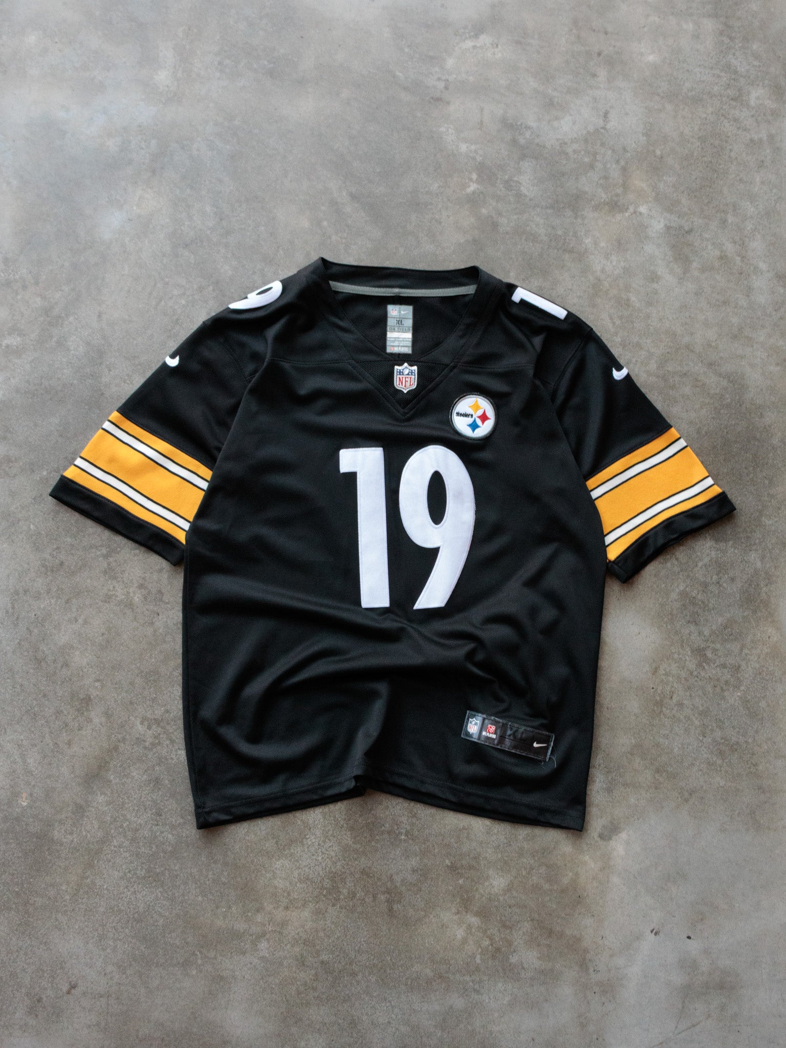 Black Nike Pittsburgh Steelers Smith-Schuster Jersey (XL)