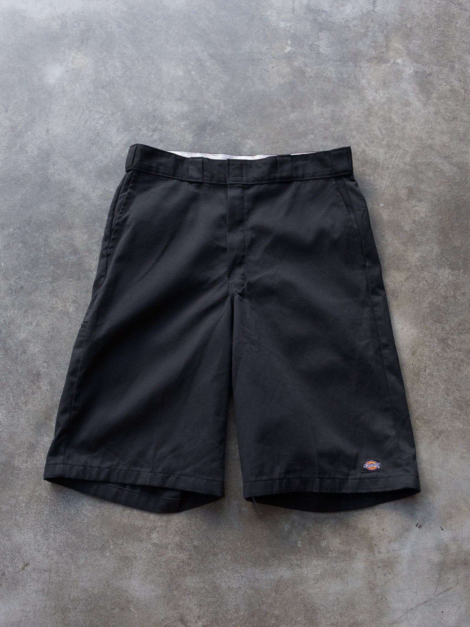 Vintage Black Dickies Work Shorts (W34)