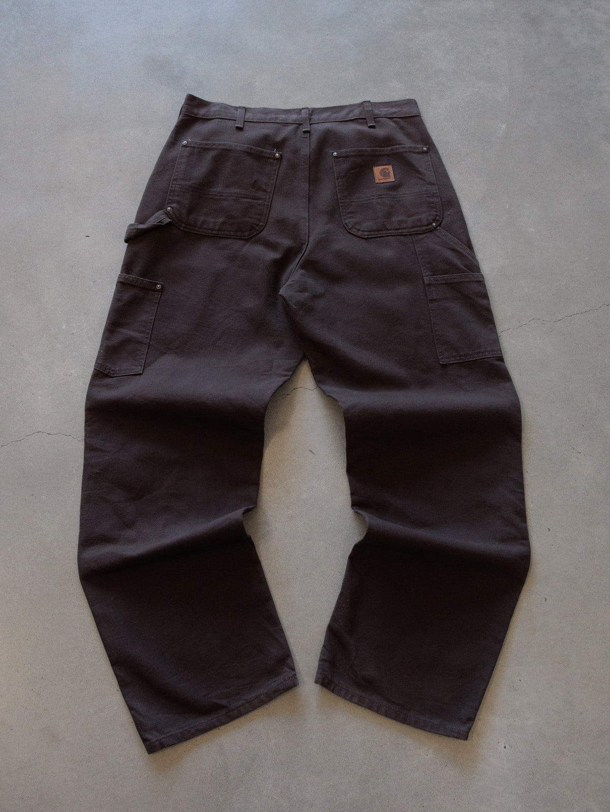 Vintage Brown Carhartt Double Knee Carpenter Pants (W32)