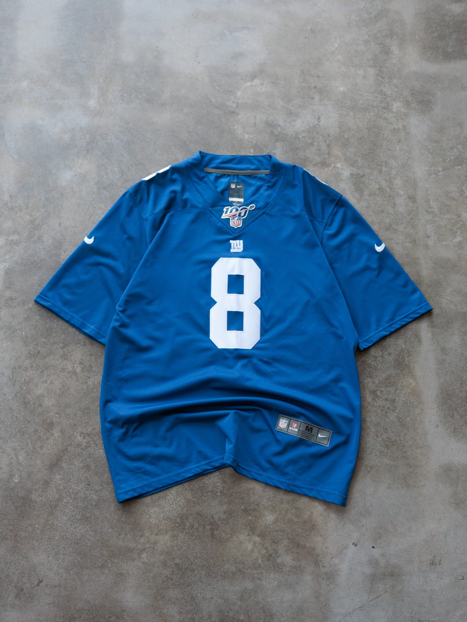 Blue Nike New York Giants Jones Jersey (M)