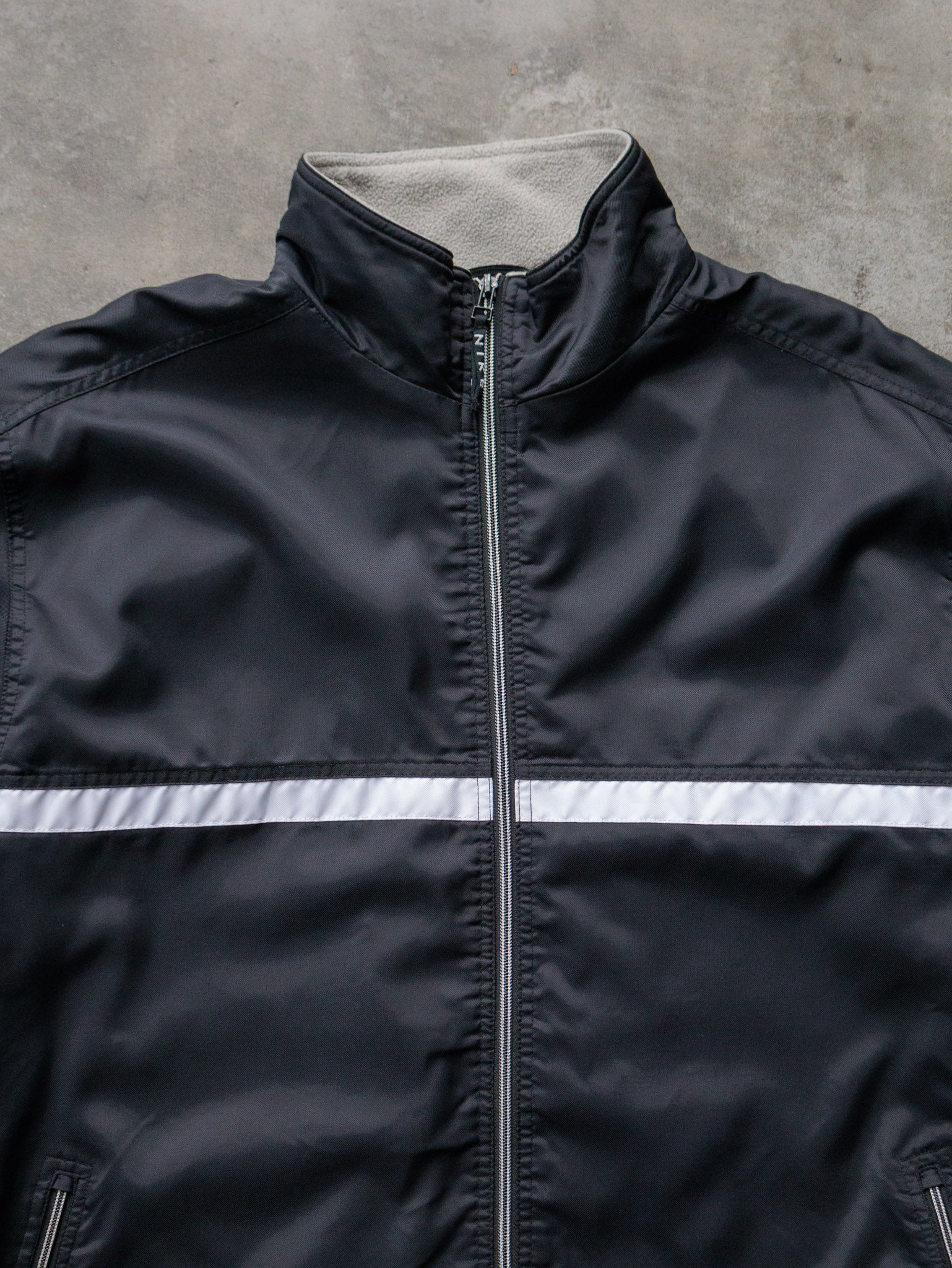 Vintage 90s Black Nike Fleece-Lined Jacket (L)