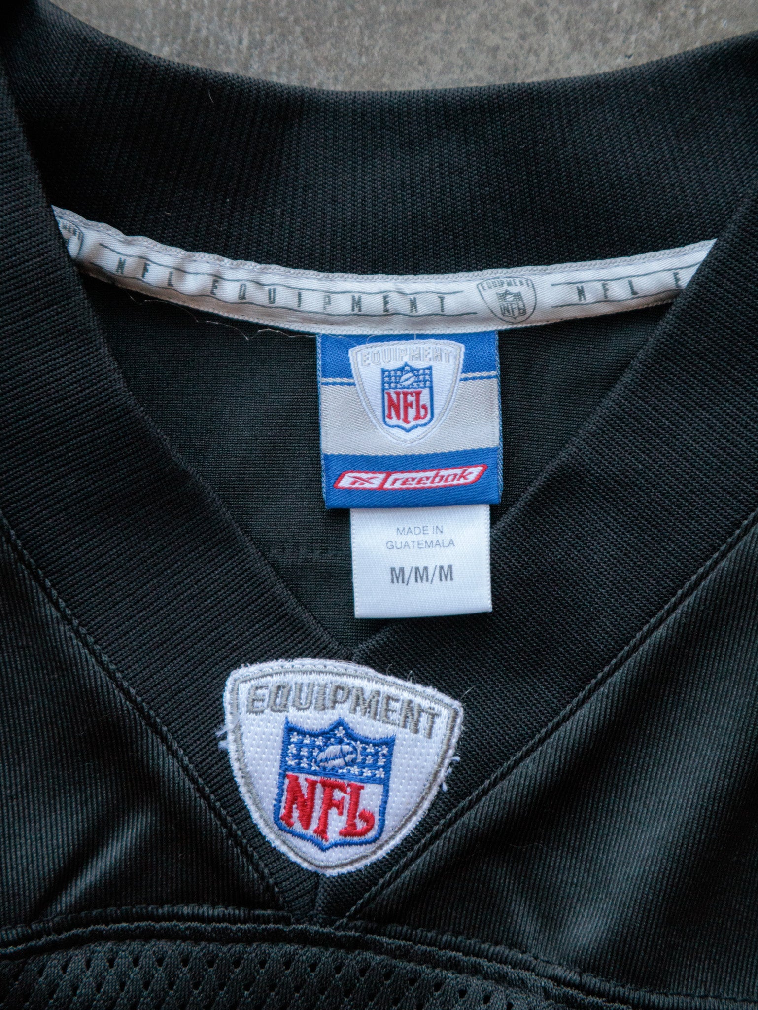 Vintage 00s Black Reebok Oakland Raiders Gannon Jersey (M)