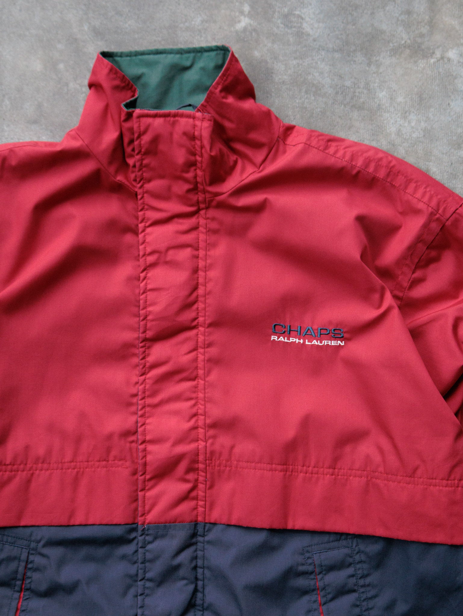 Vintage 90s Chaps Ralph Lauren Fleece-Lined Jacket (XL)