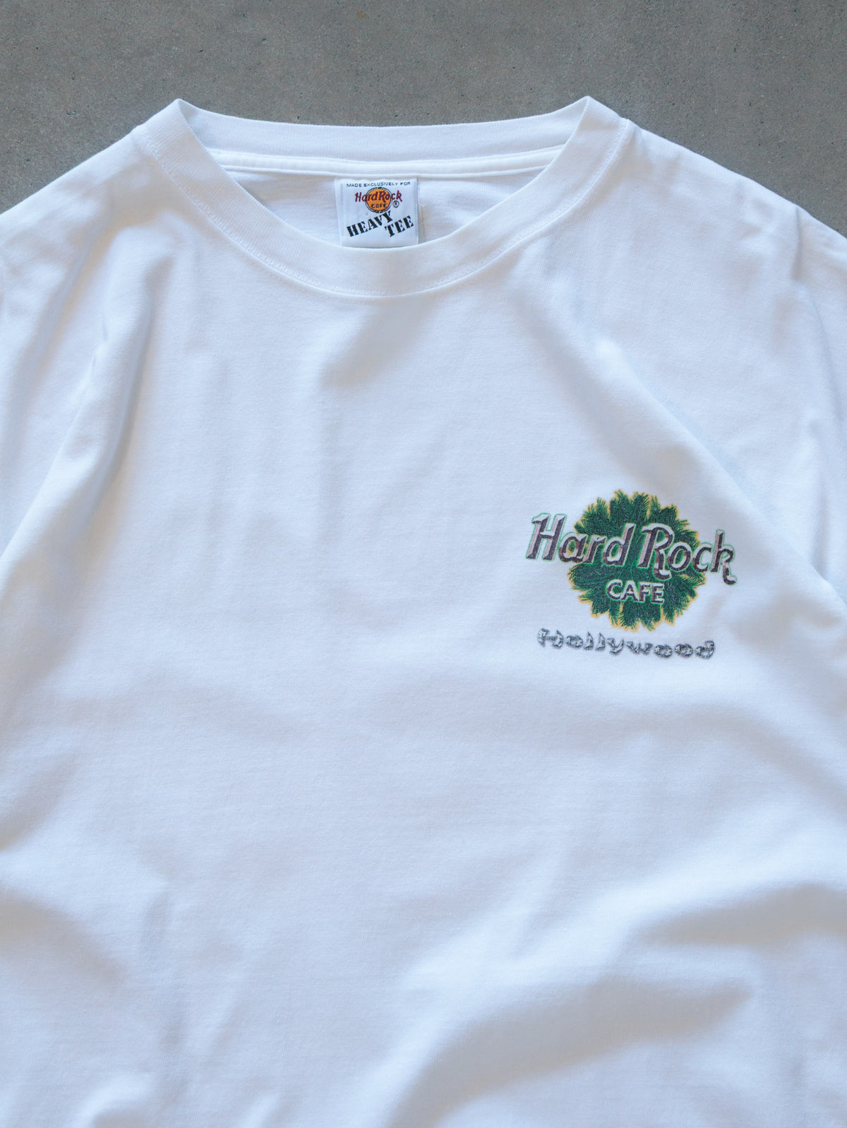Vintage White Hard Rock Cafe Hollywood Tee (-)
