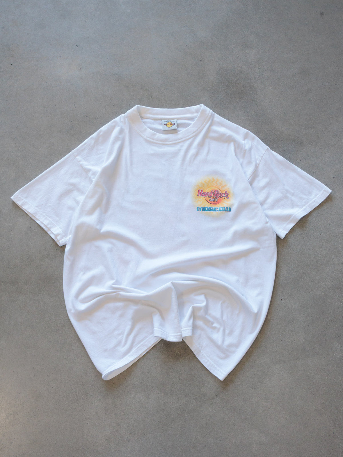 Vintage White Hard Rock Cafe Moscow Tee (L)