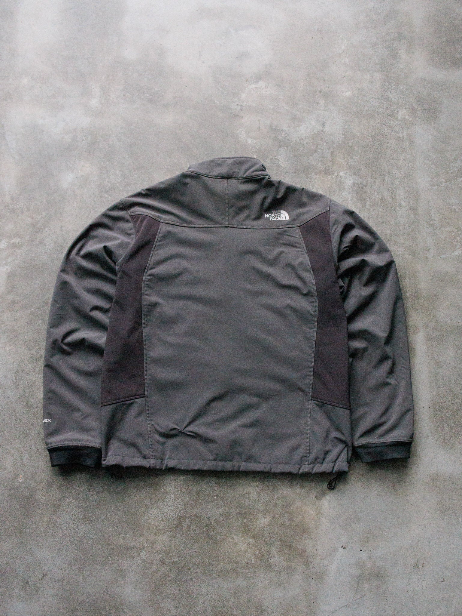 Vintage Grey The North Face Fleece-Lined Softshell Jacket (M)