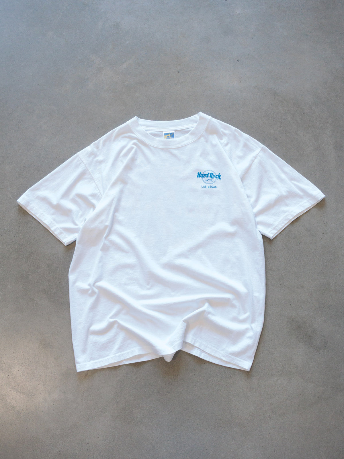 Vintage White Hard Rock Hotel Las Vegas Tee (-)