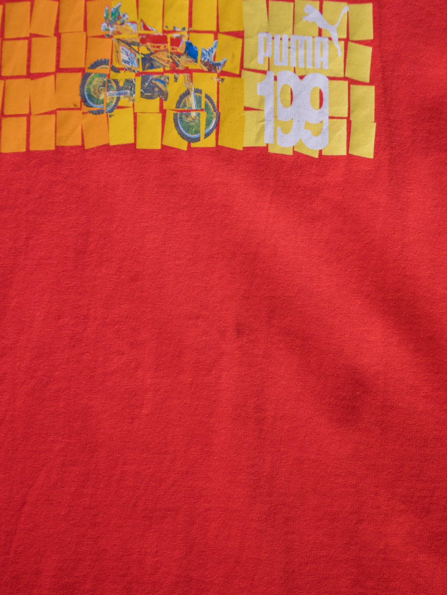 Vintage Red Puma Motocross Long Sleeve (2XL)