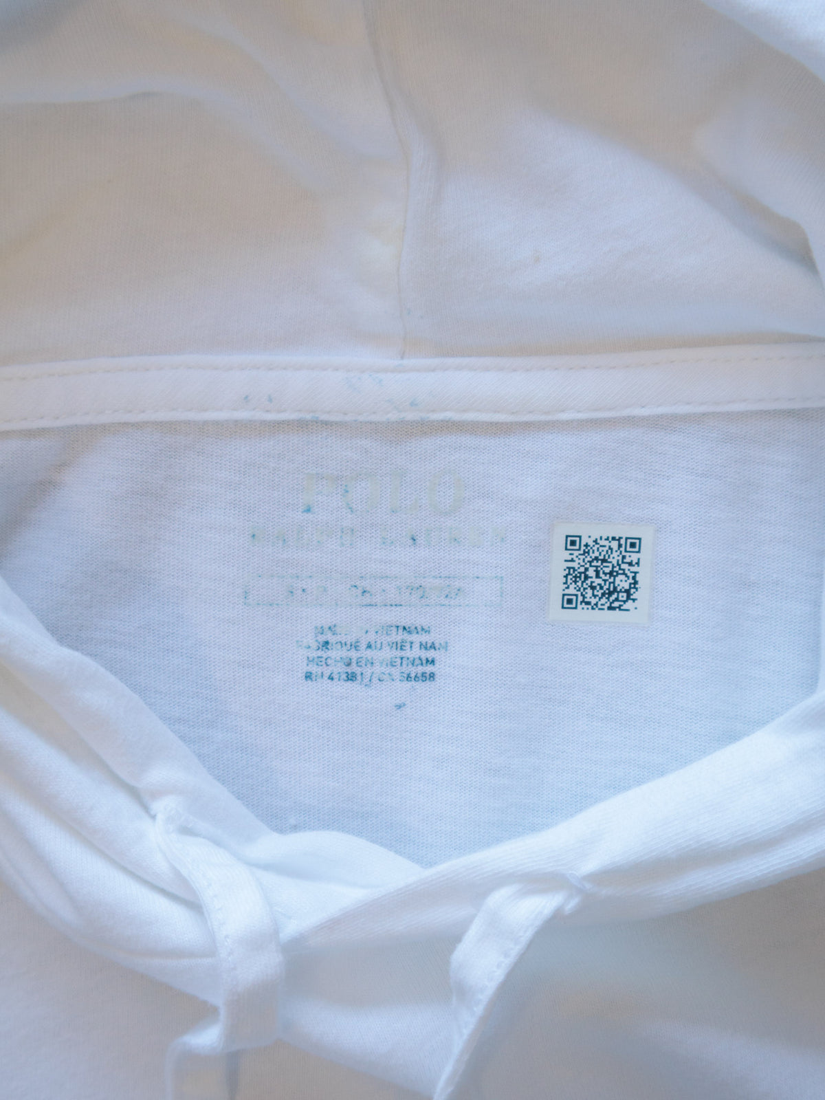 White Polo Ralph Lauren Hoodie (-)