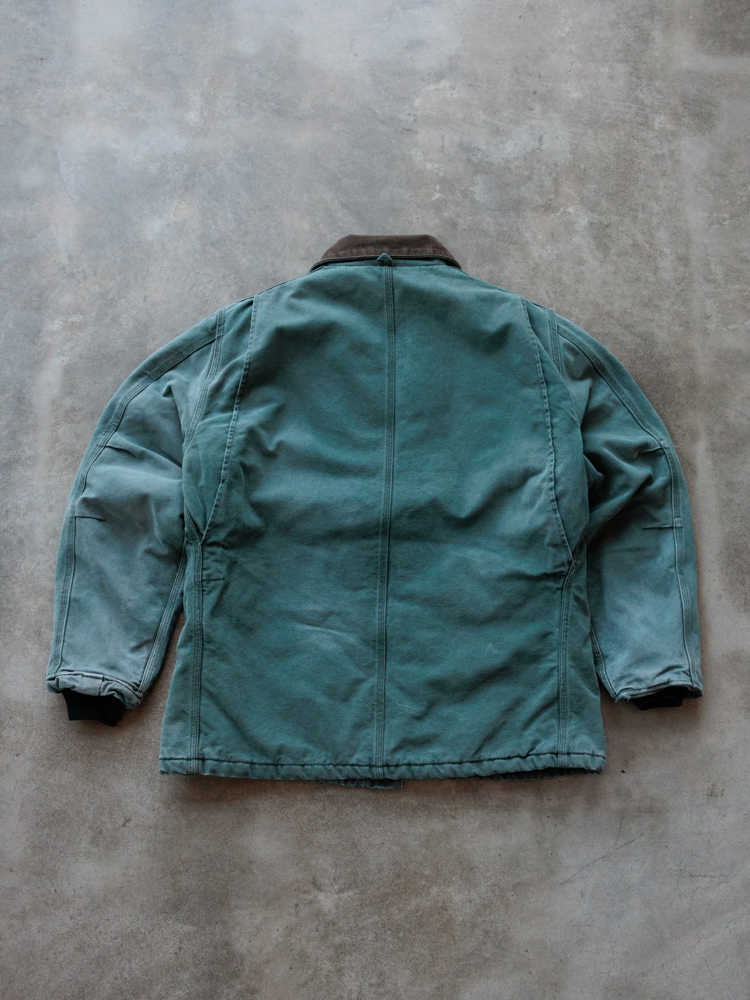 Vintage 90s Carhartt C26 HTG 'Hunter Green' Traditional Coat (L)