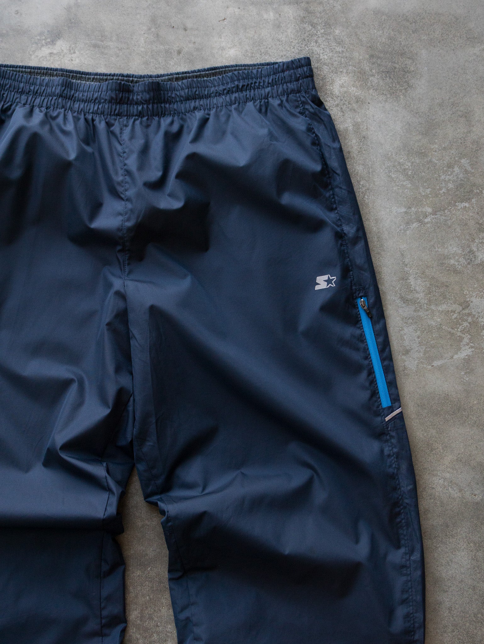 Vintage Navy & Blue Starter Track Pants (L)