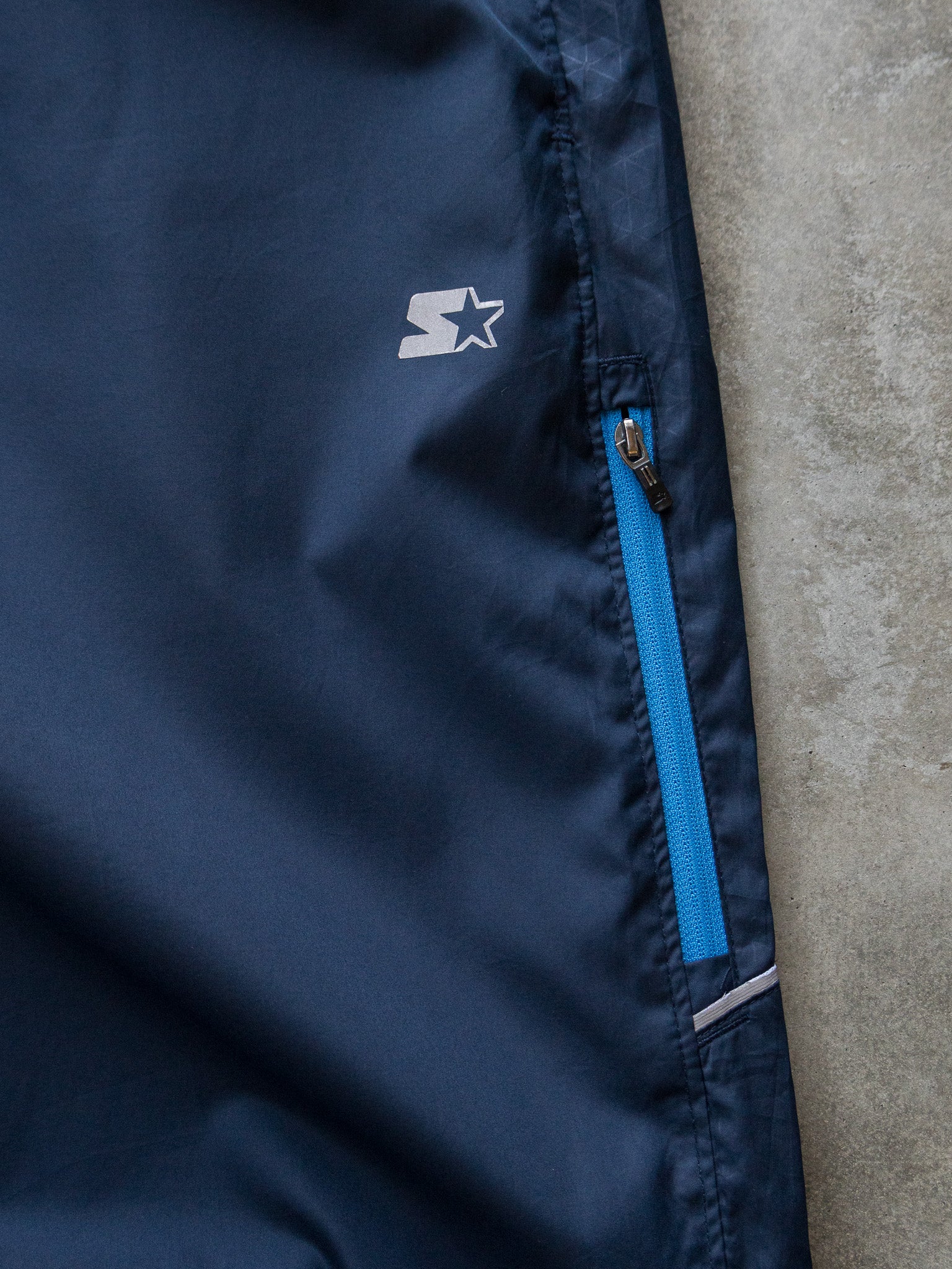 Vintage Navy & Blue Starter Track Pants (L)