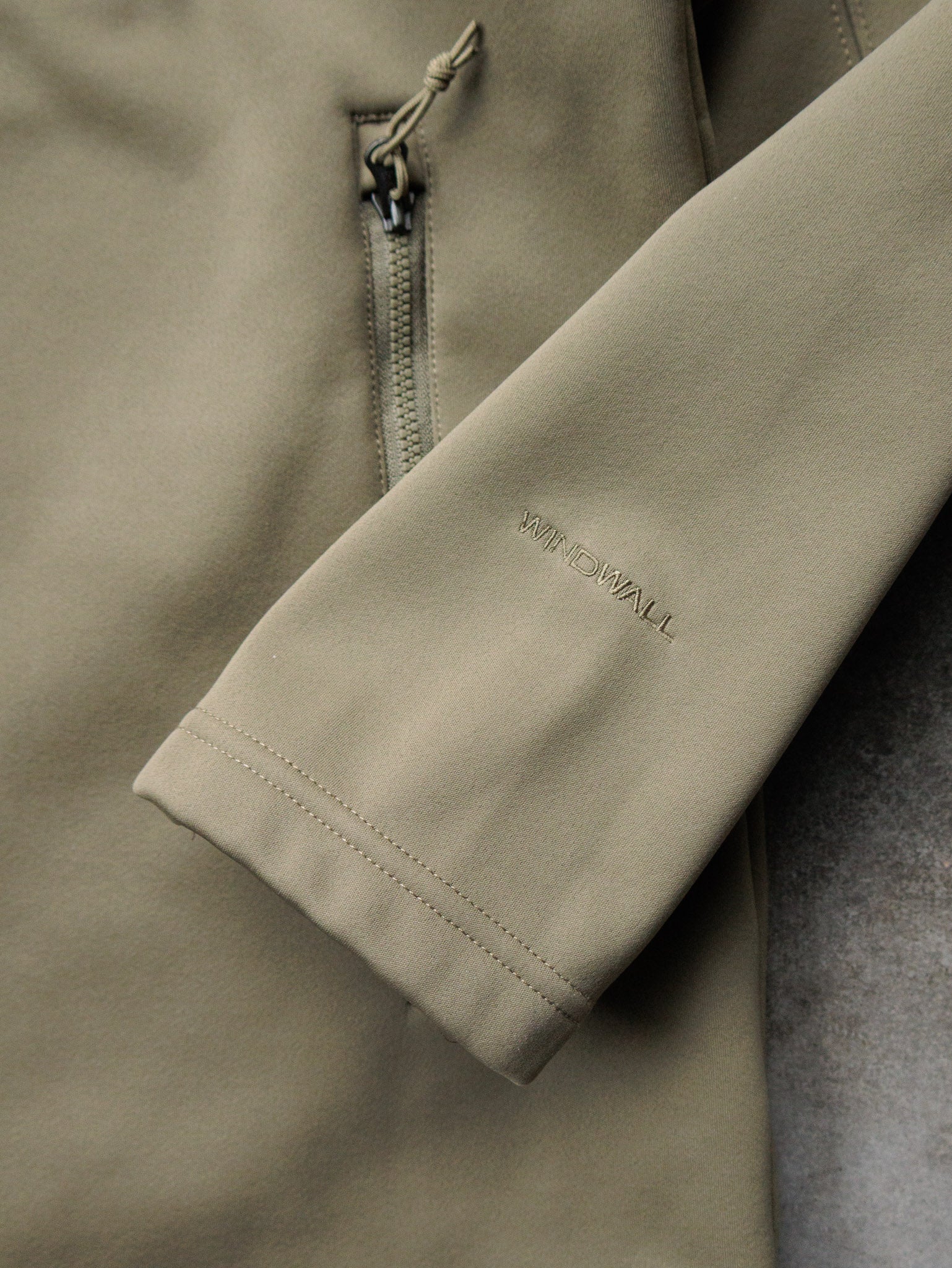 Vintage Olive The North Face Fleece-Lined Softshell Jacket (XL)