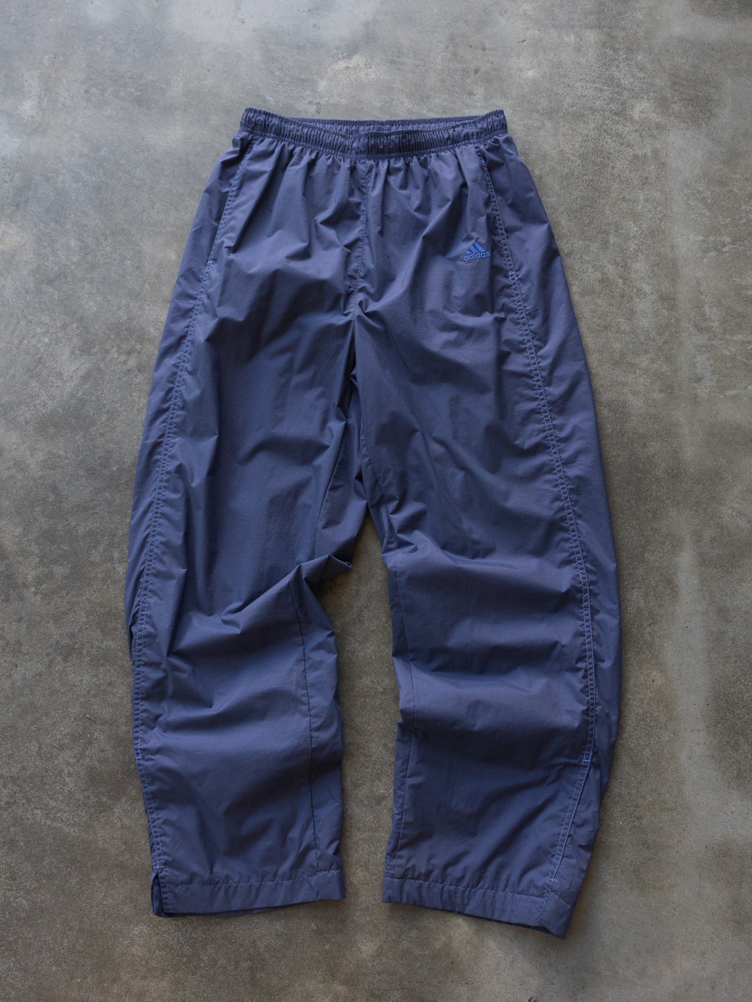 Vintage 90s Blue Adidas Track Pants (M)