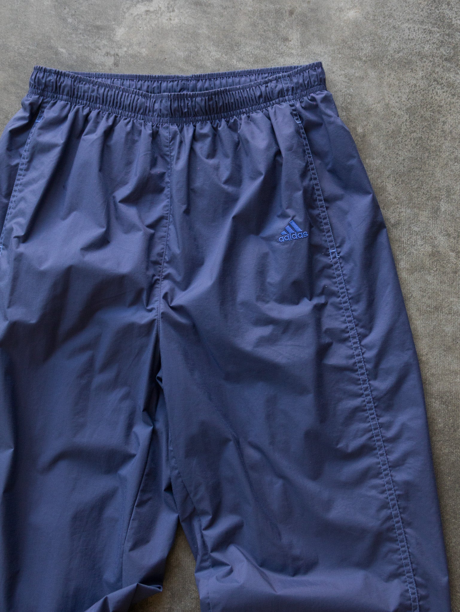 Vintage 90s Blue Adidas Track Pants (M)