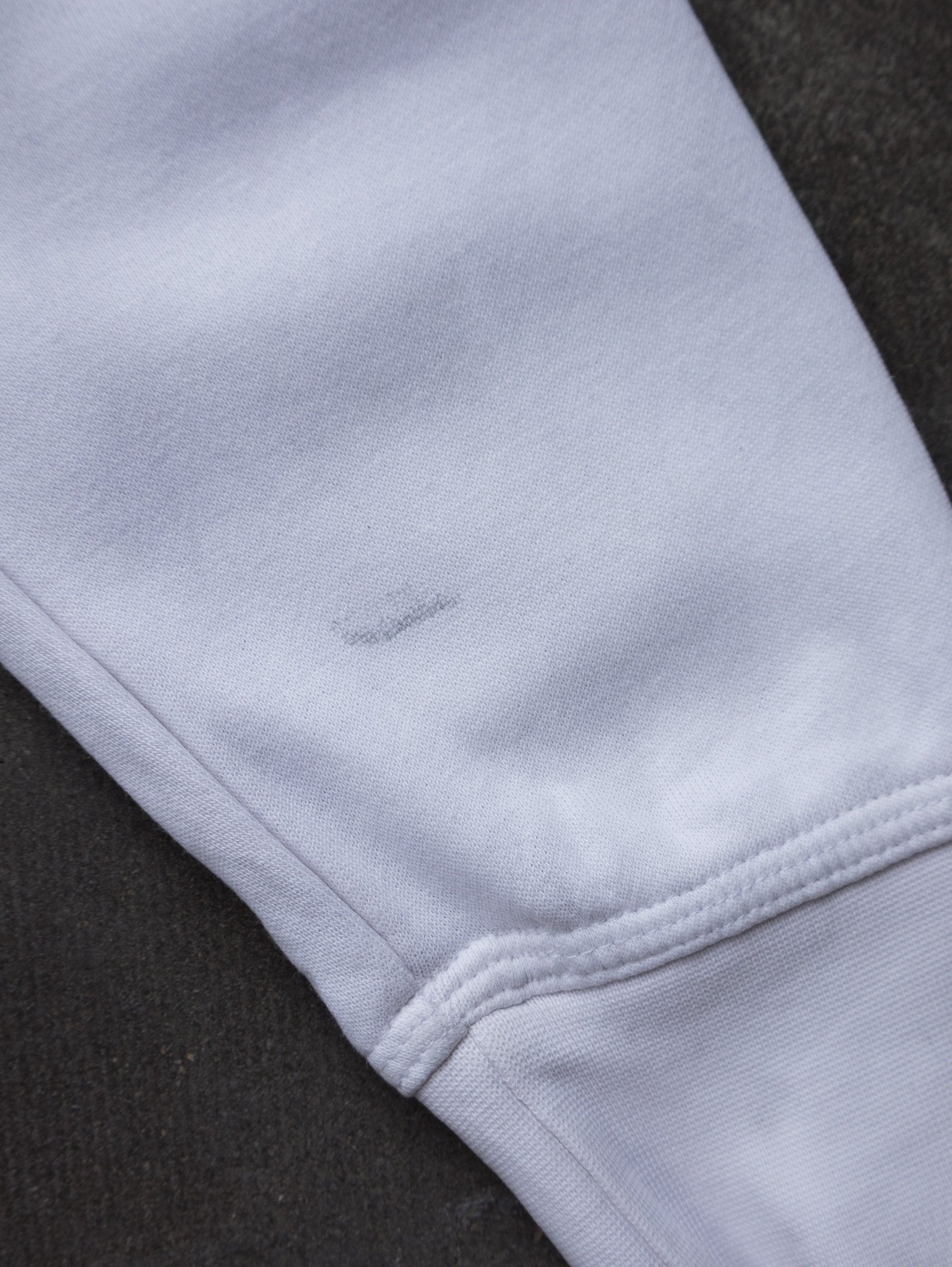 Vintage White Nike Swoosh Hoodie (L)