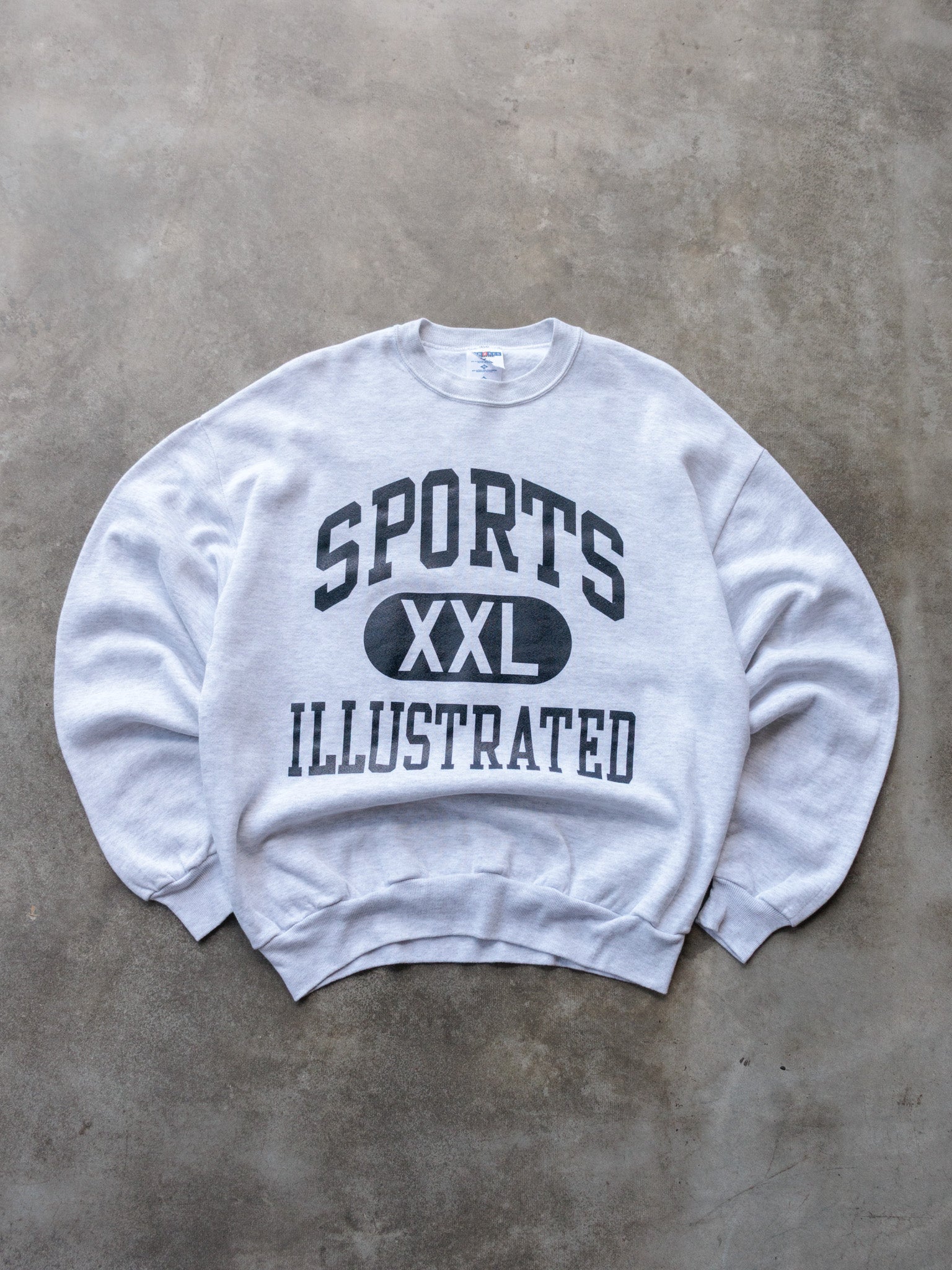 Vintage 90s Grey Sports Illustrated Sweatshirt (XL)