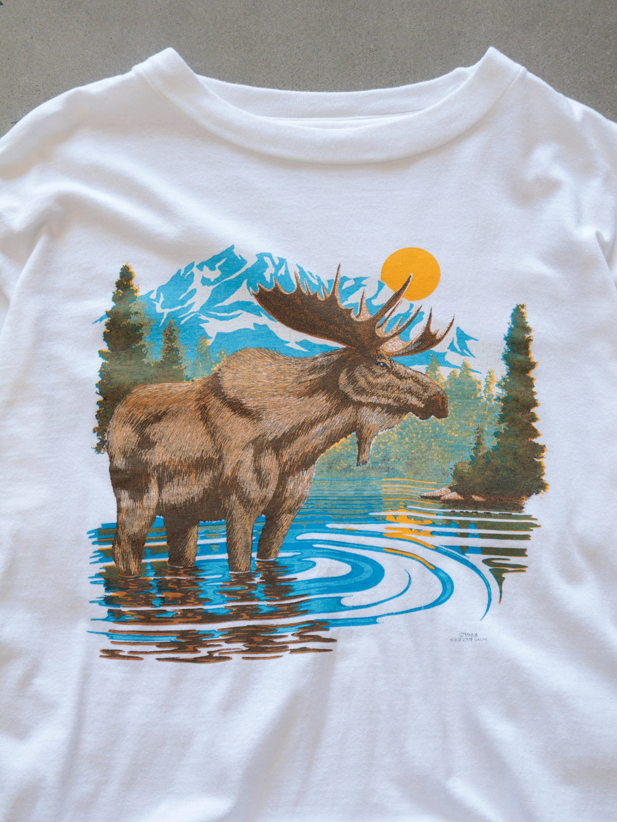Vintage 1988 White Moose Tee (-)