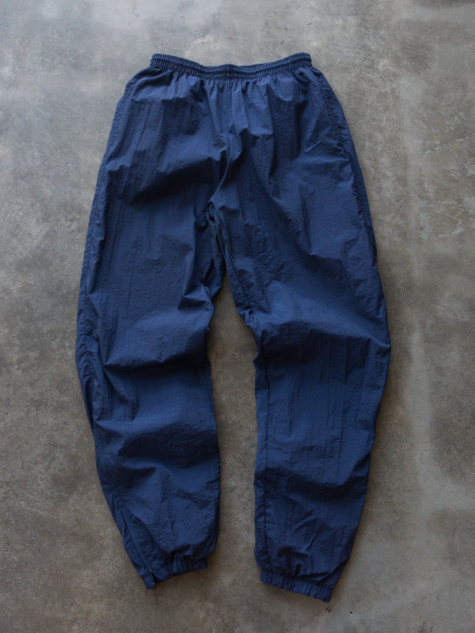 Vintage 90s Navy Nike Track Pants (M)