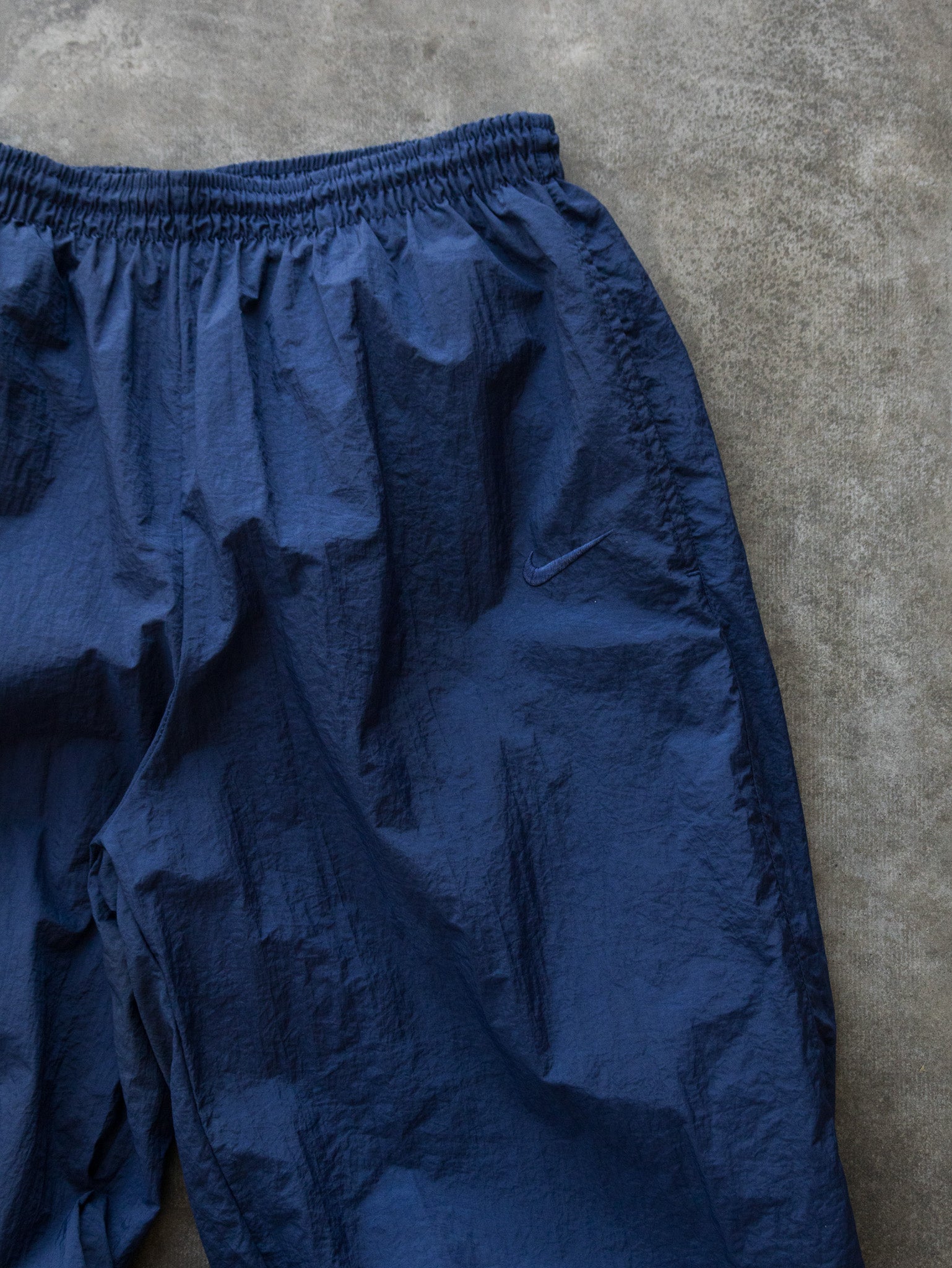 Vintage 90s Navy Nike Track Pants (M)