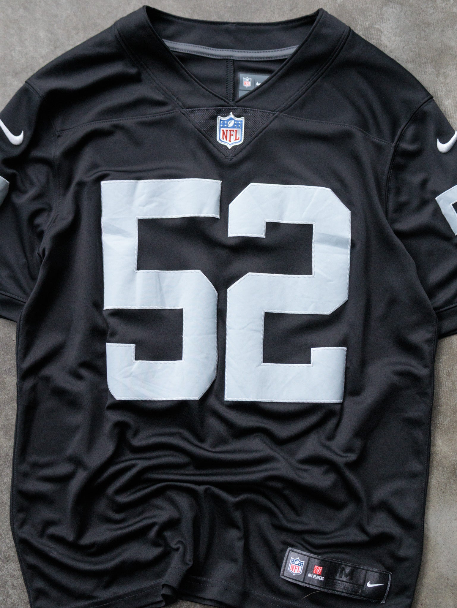 Black Nike Oakland Raiders Khalil Mack NFL Jersey (M)