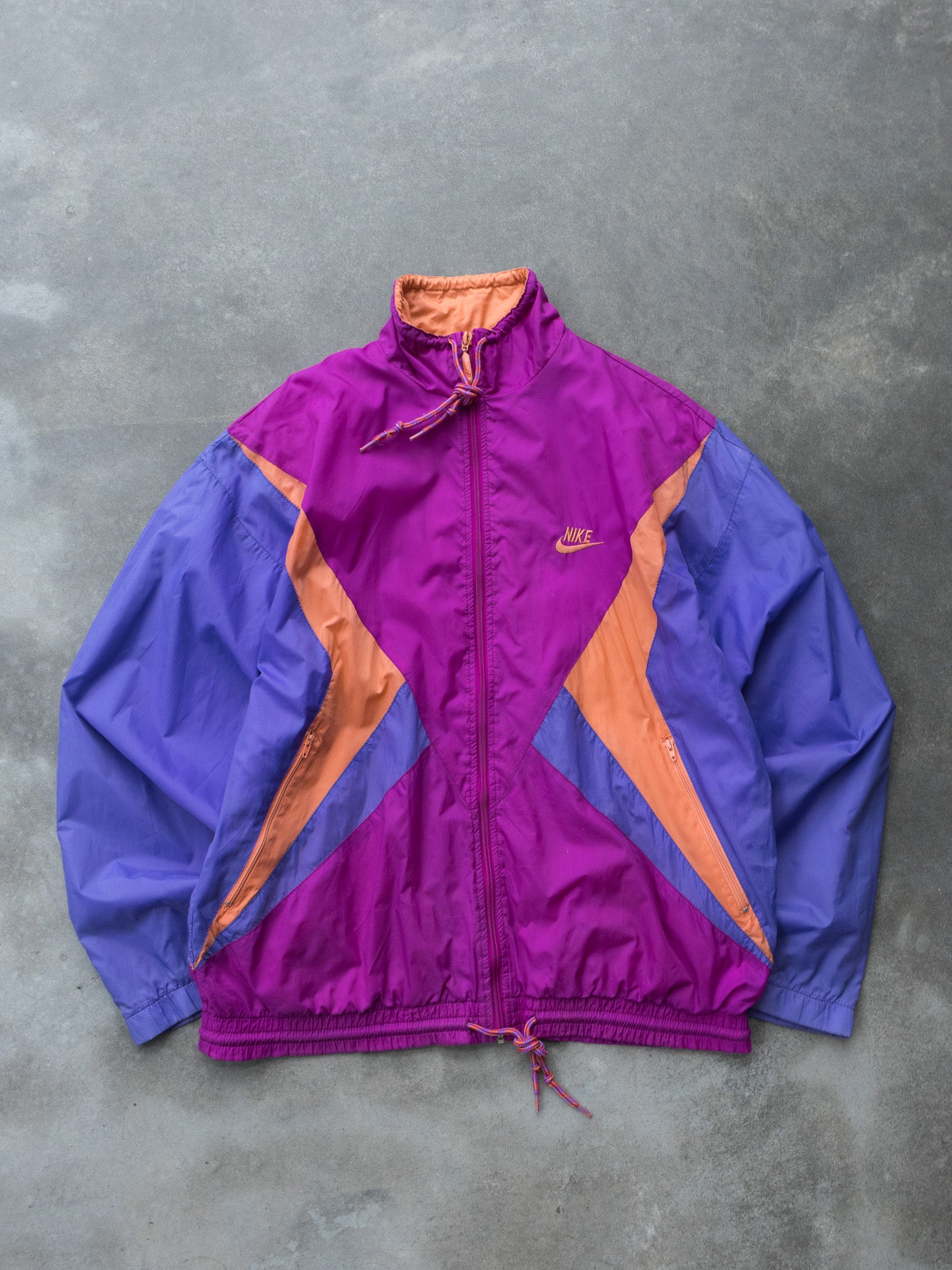 Purple Ink Nike Purple Jacket Vintage Purple Nike Colourblock