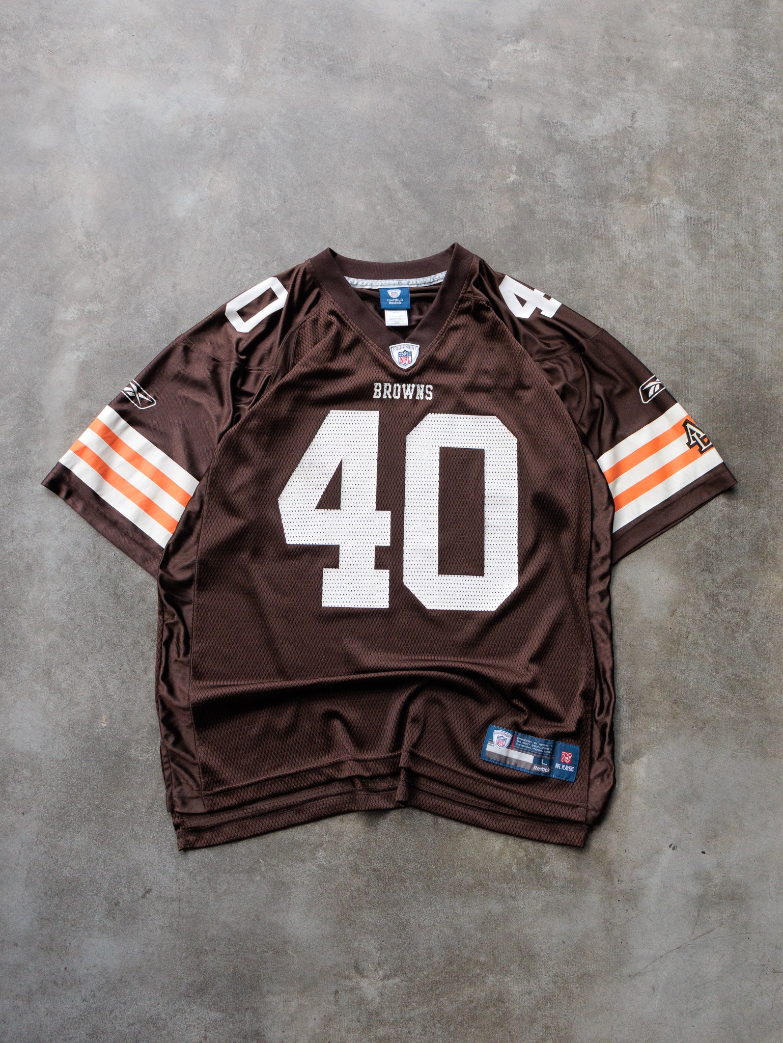 Vintage 00s Reebok Cleveland Browns Peyton Hillis NFL Jersey (L)