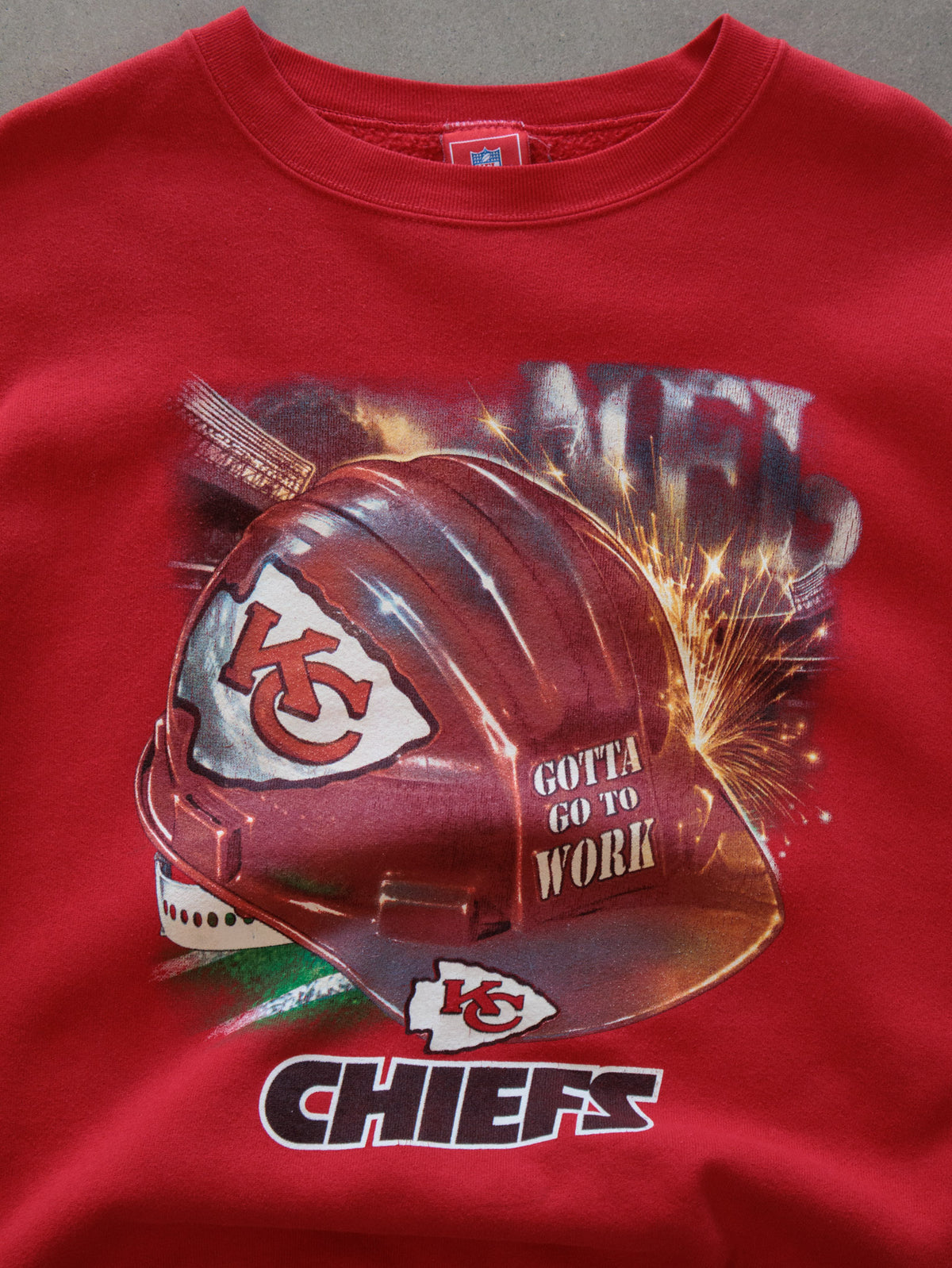 Vintage 00s Red Kansas City Chiefs Sweatshirt (XL)