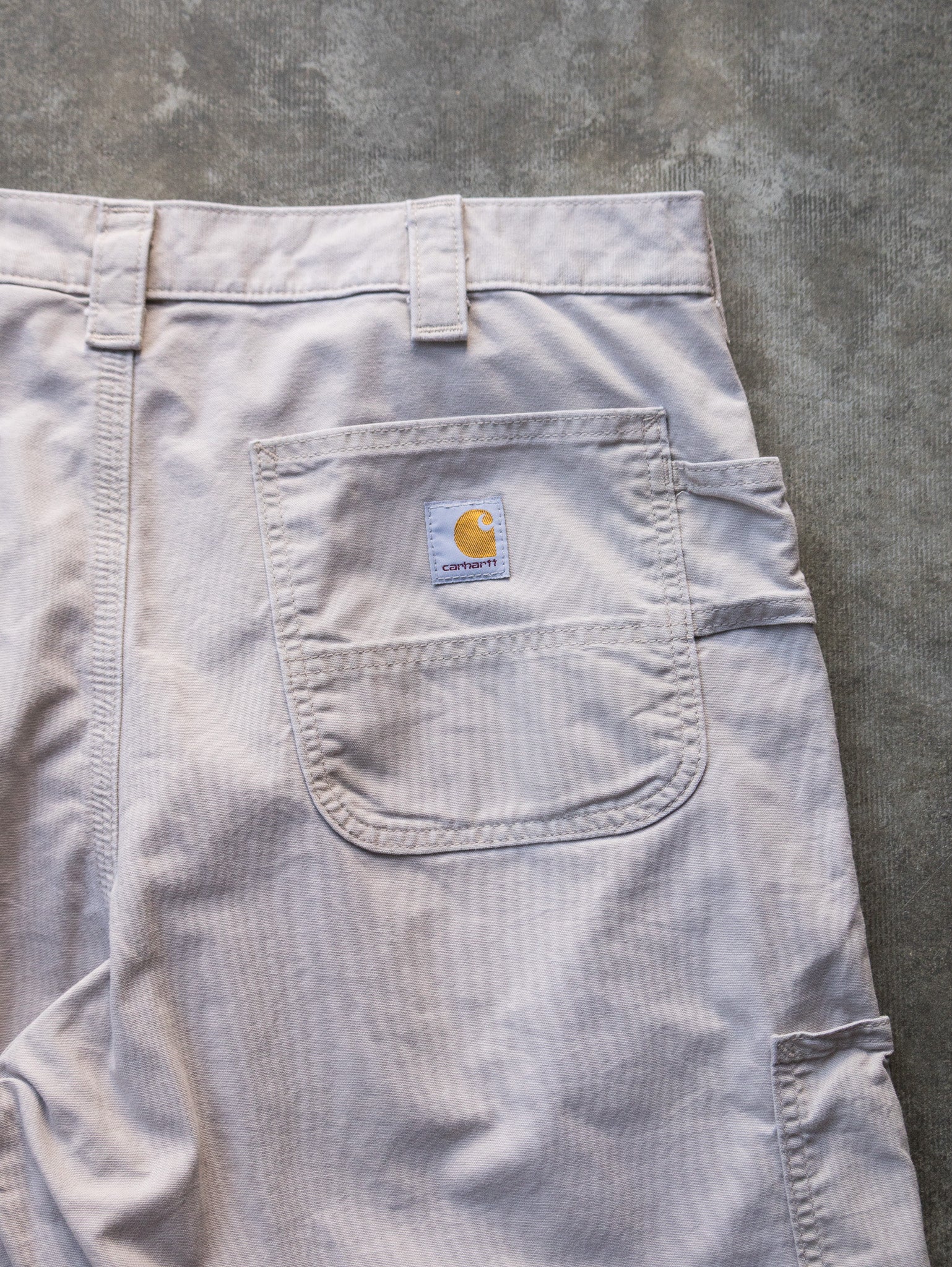 Vintage Beige Carhartt Carpenter Shorts (W36)