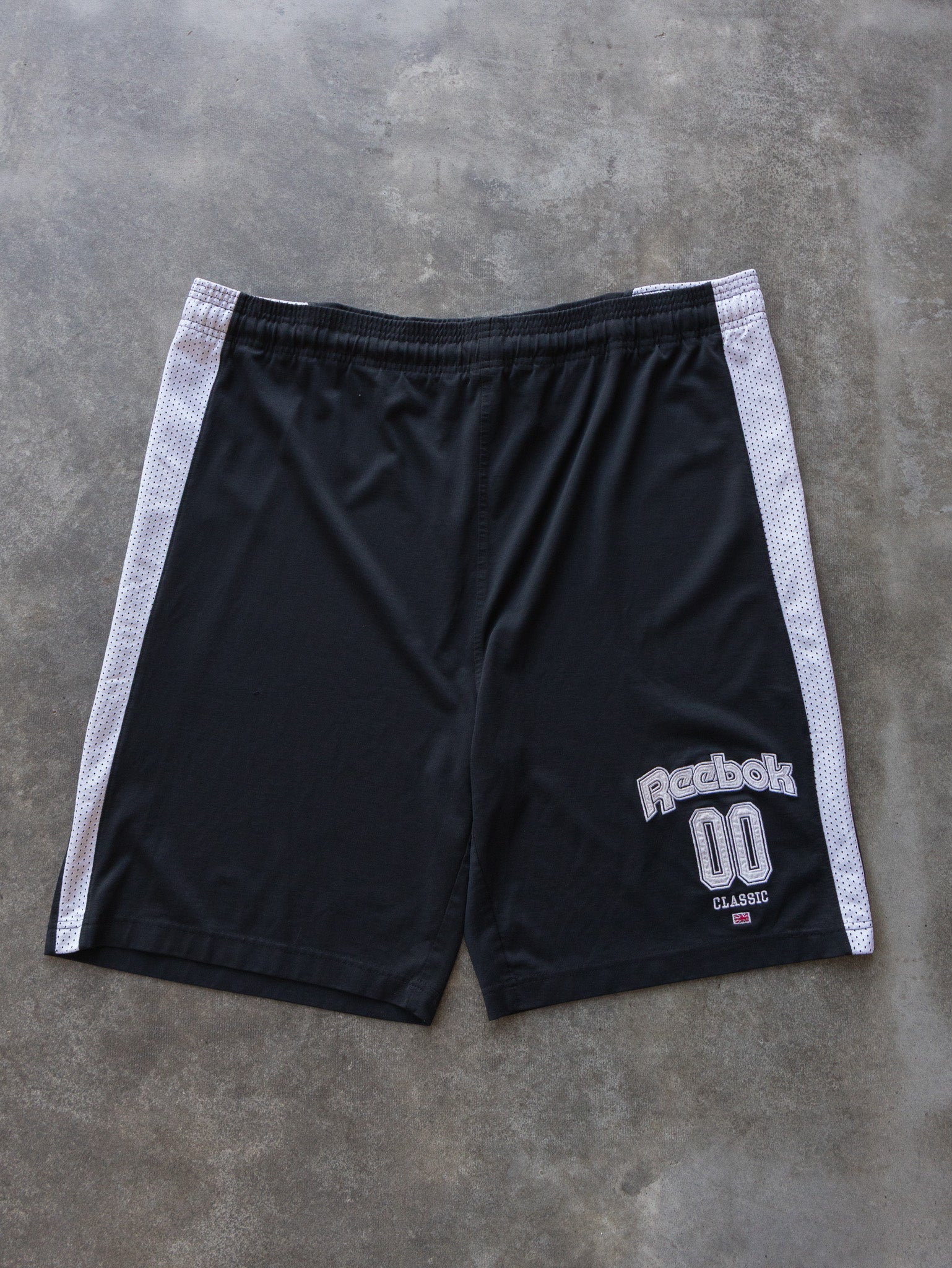 Vintage Black Reebok Basketball Shorts (XL)