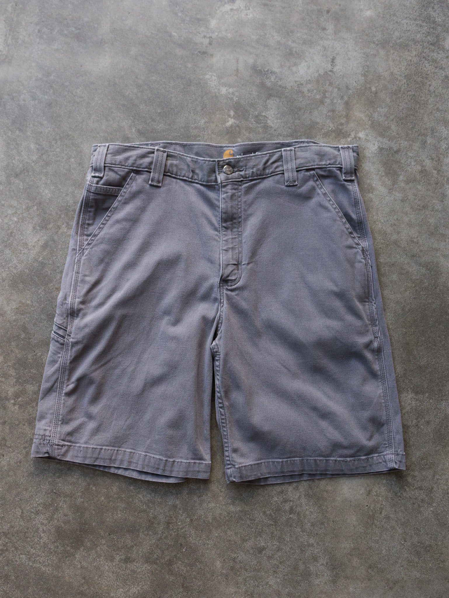 Vintage Grey Carhartt Work Shorts (W36)