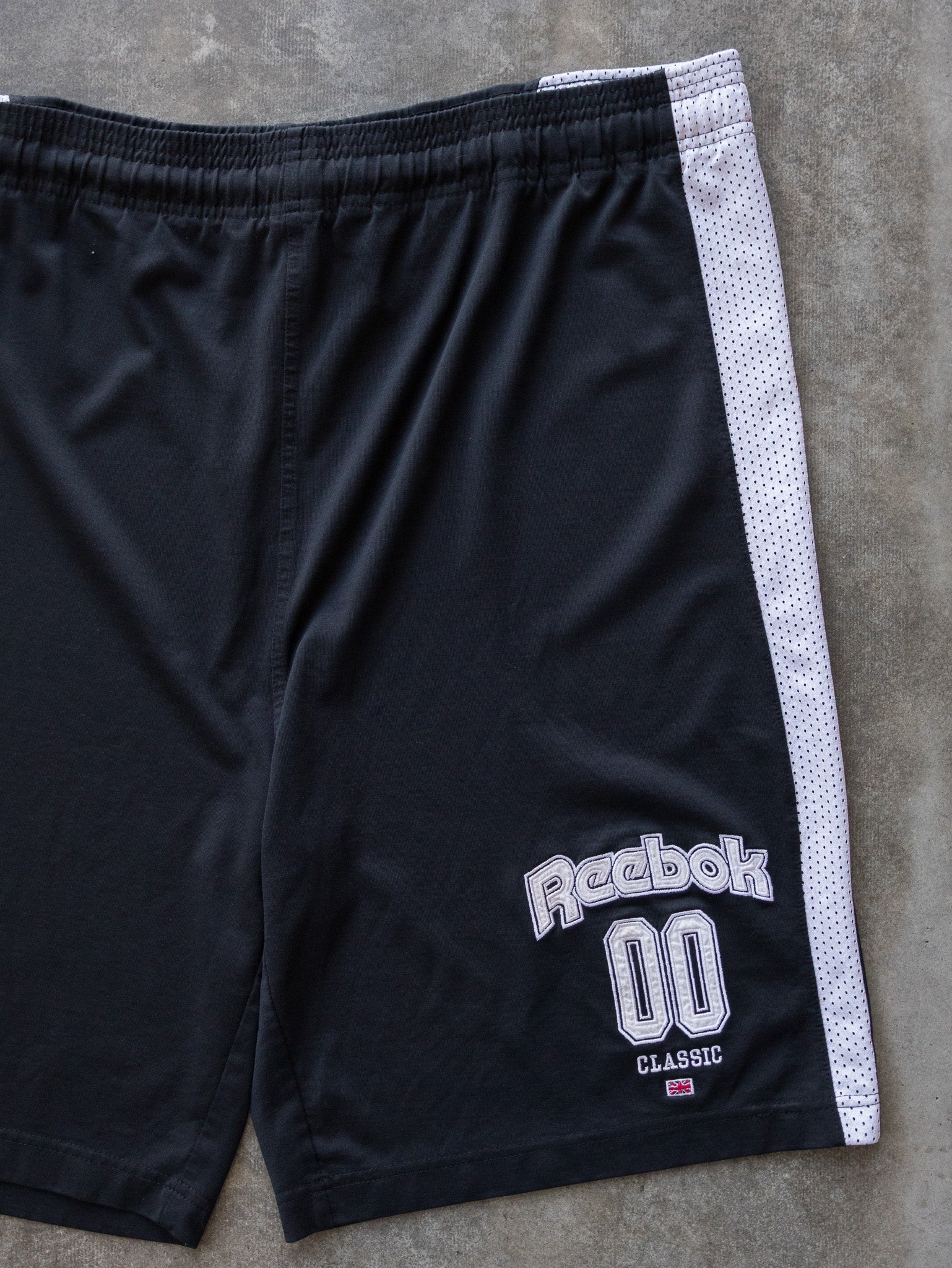 Vintage Black Reebok Basketball Shorts (XL)