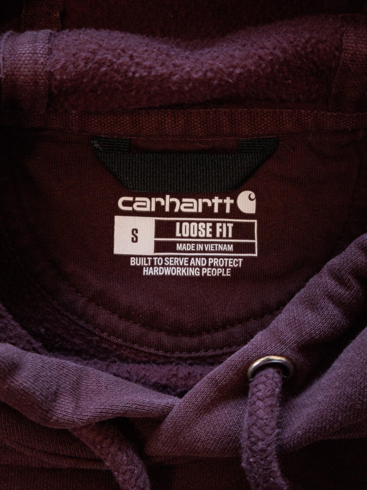 Vintage Red Carhartt Hoodie (S)