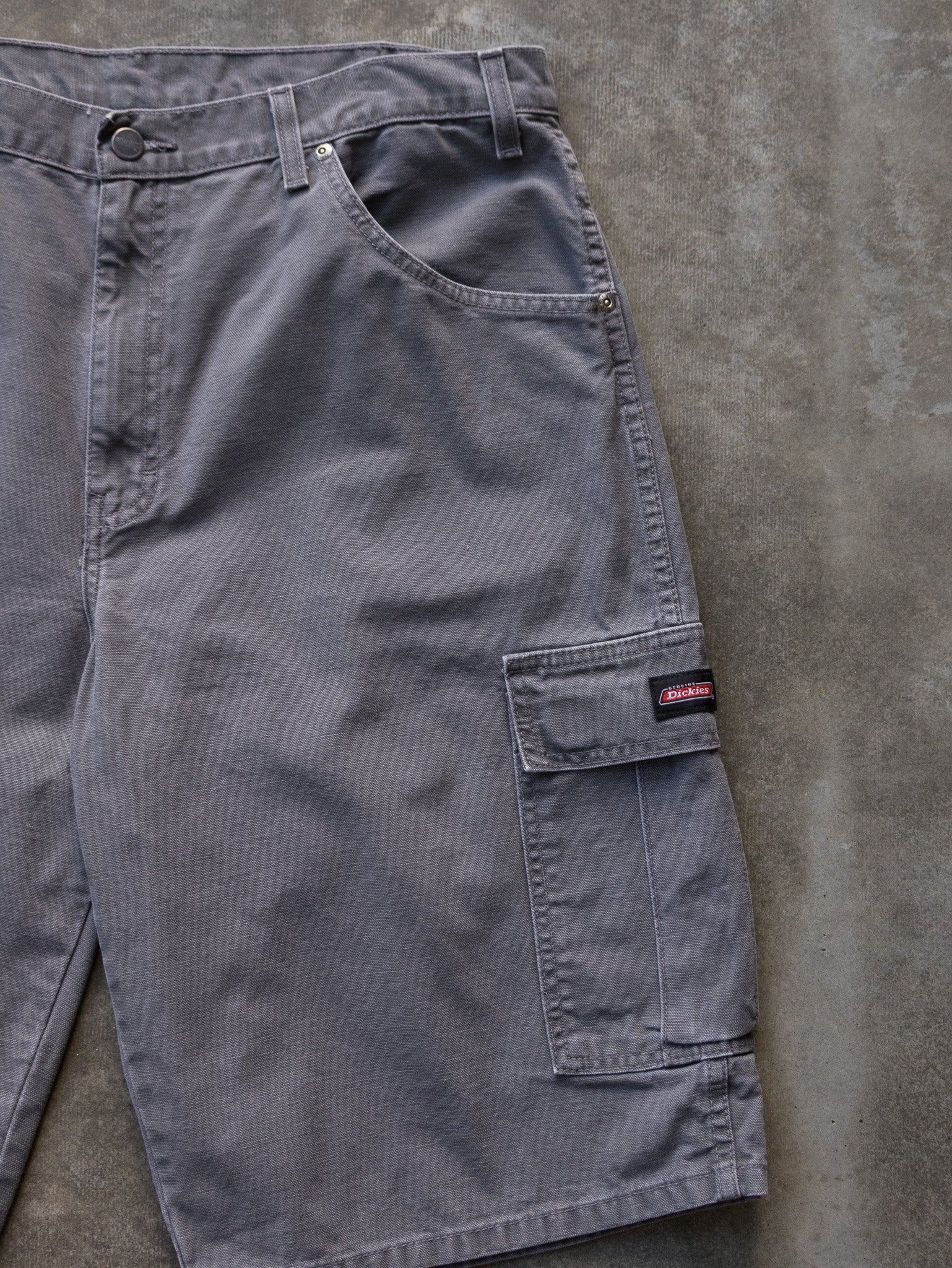 Vintage Grey Dickies Cargo Shorts (W36)