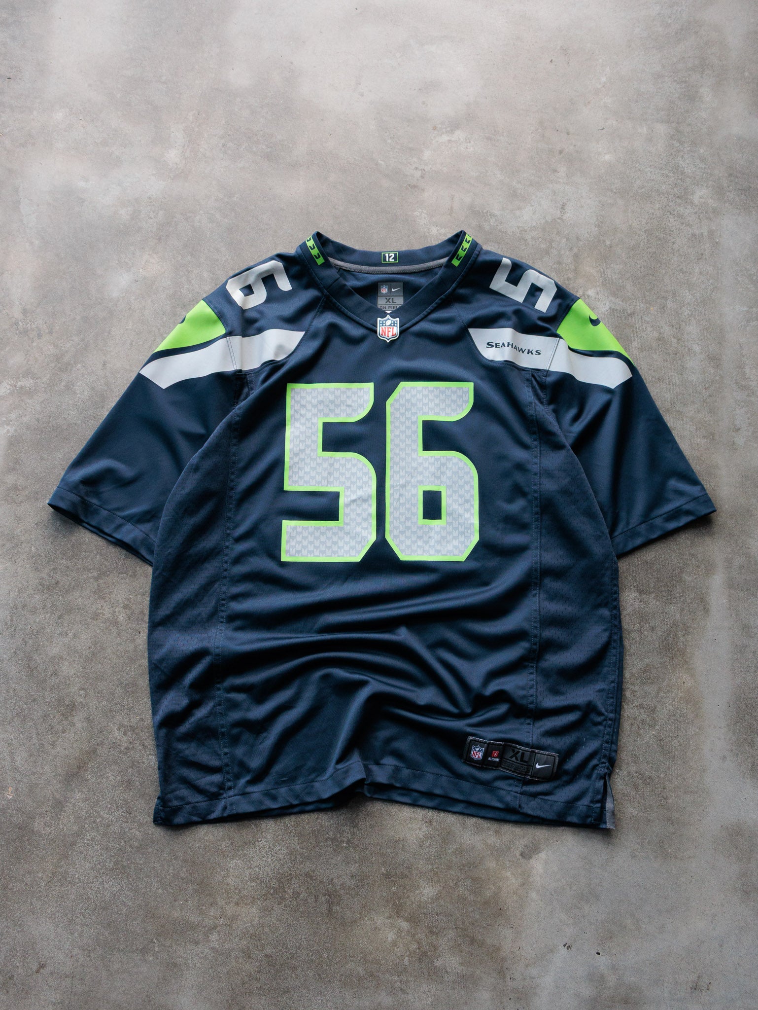 Blue Nike Seattle Seahawks Jordyn Brooks NFL Jersey (XL)