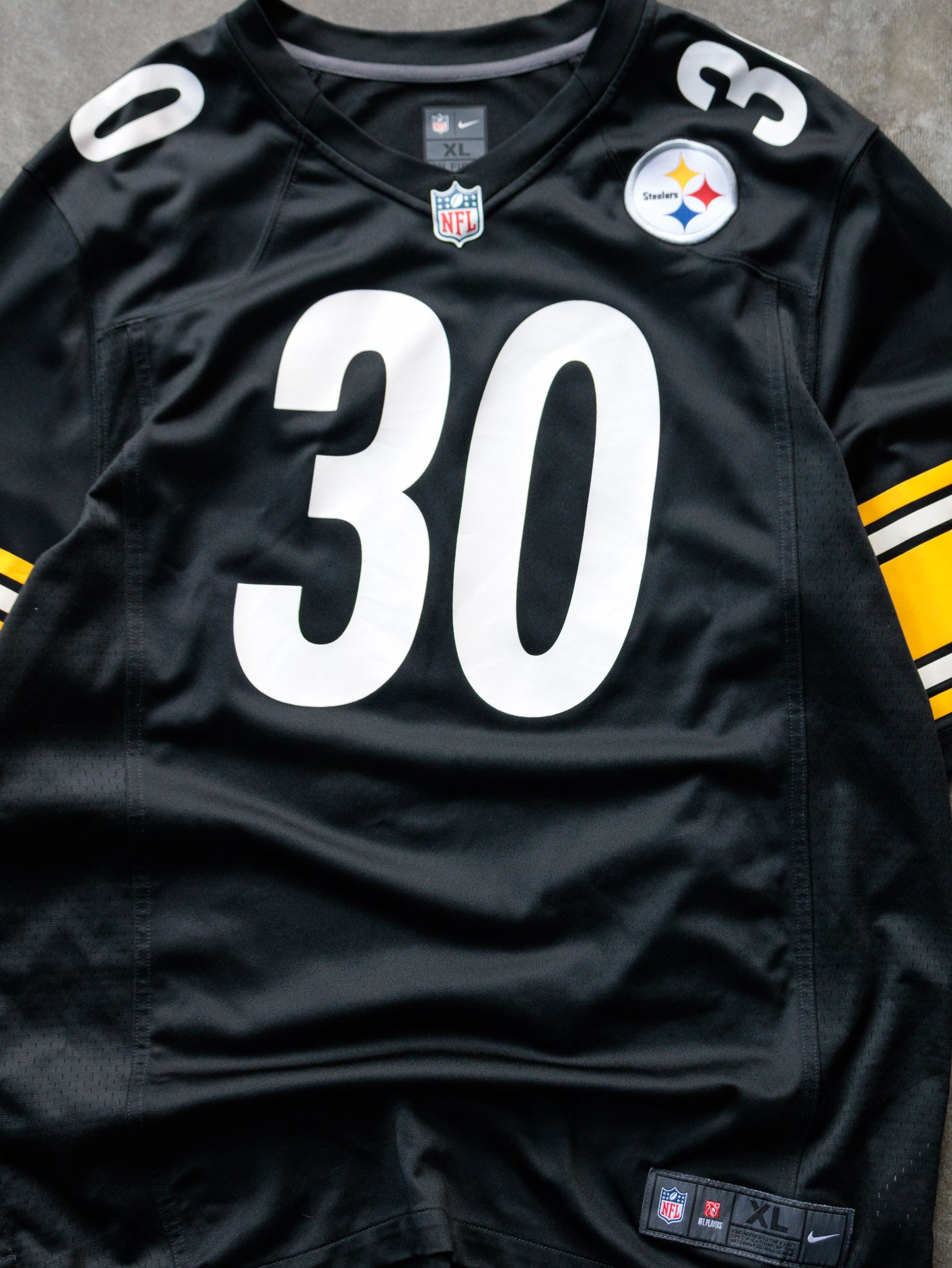 Black Nike Pittsburgh Steelers James Conner NFL Jersey (XL)
