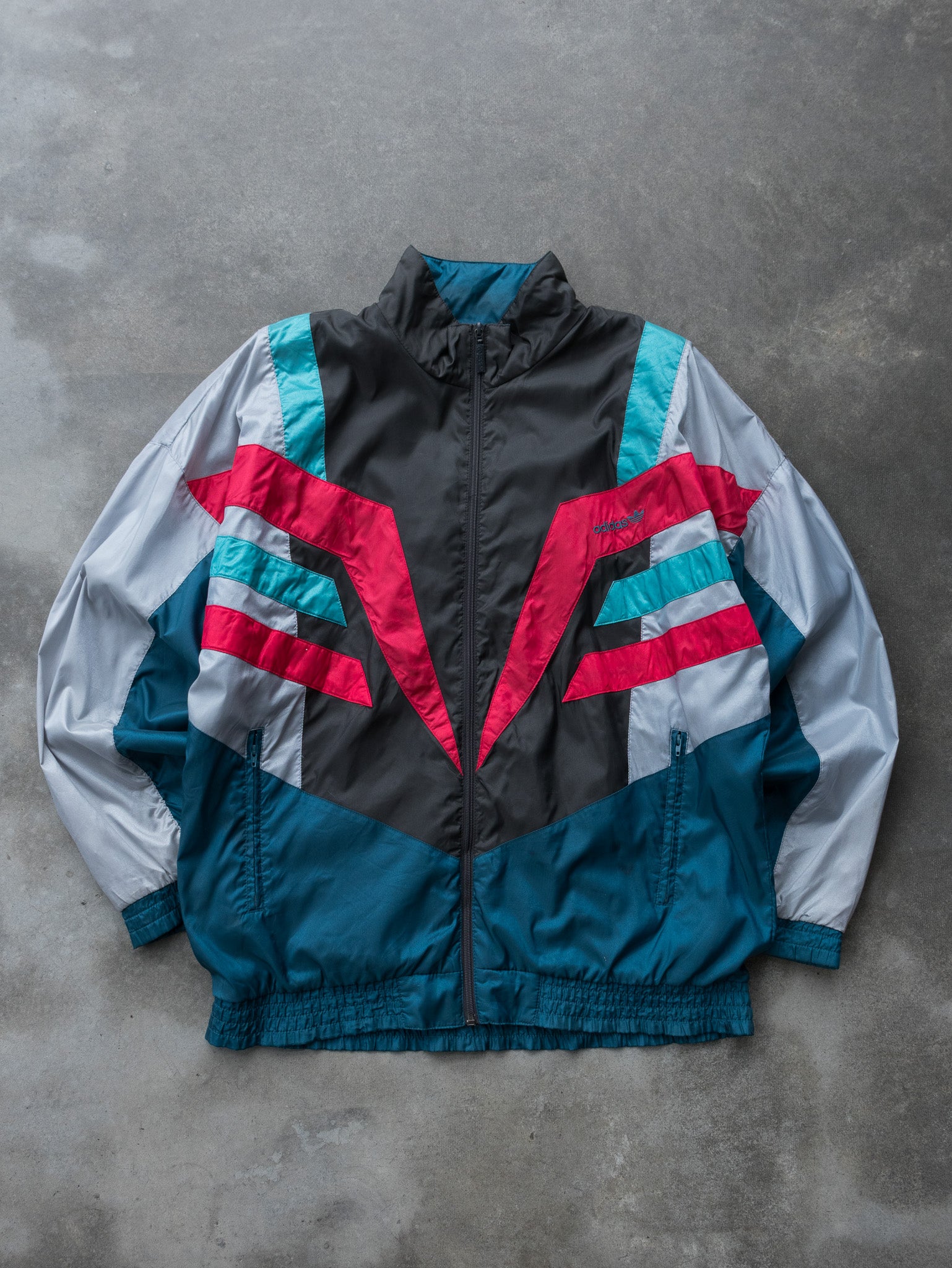 Vintage Adidas Multicolour Panelled Jacket (S)