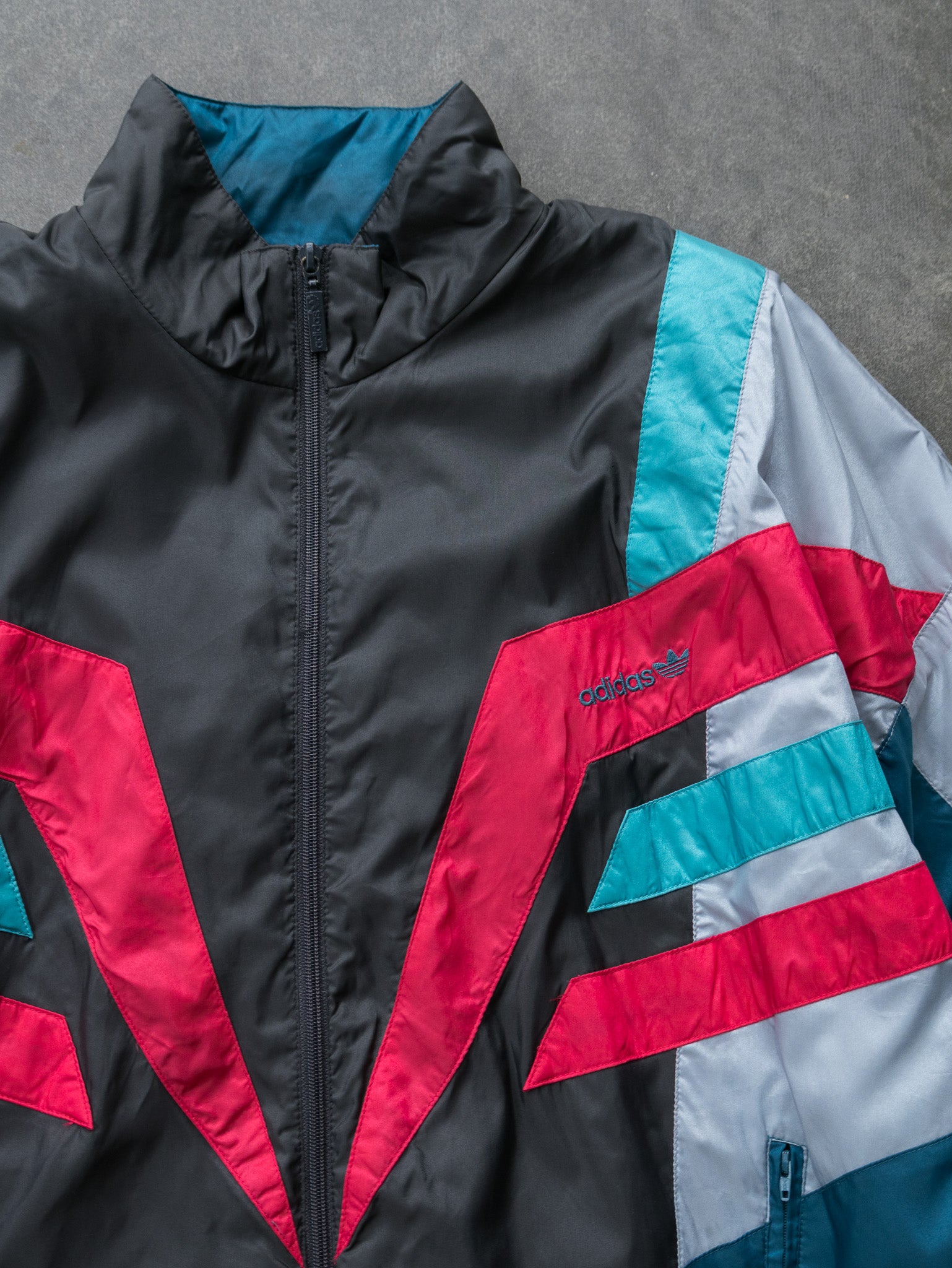 Vintage Adidas Multicolour Panelled Jacket (S)
