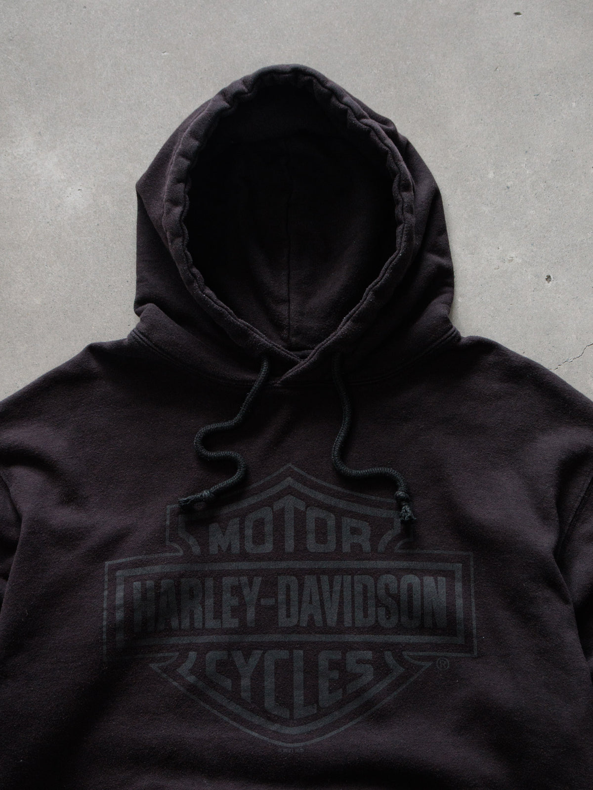 Vintage Black Harley-Davidson Sherman Texas Hoodie (L)