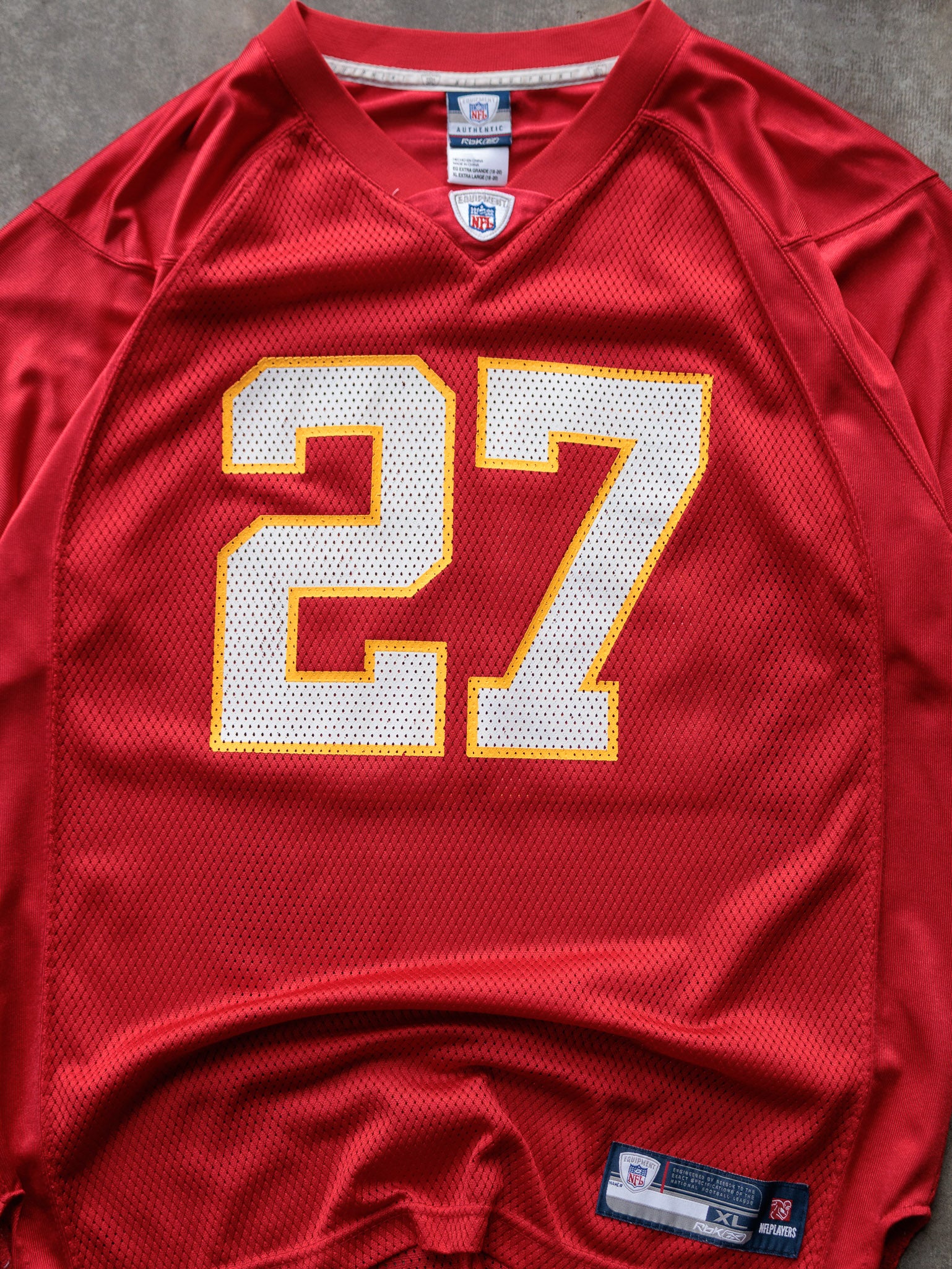 Vintage 00s Reebok Kansas City Chiefs Larry Johnson NFL Jersey (18-20Y)