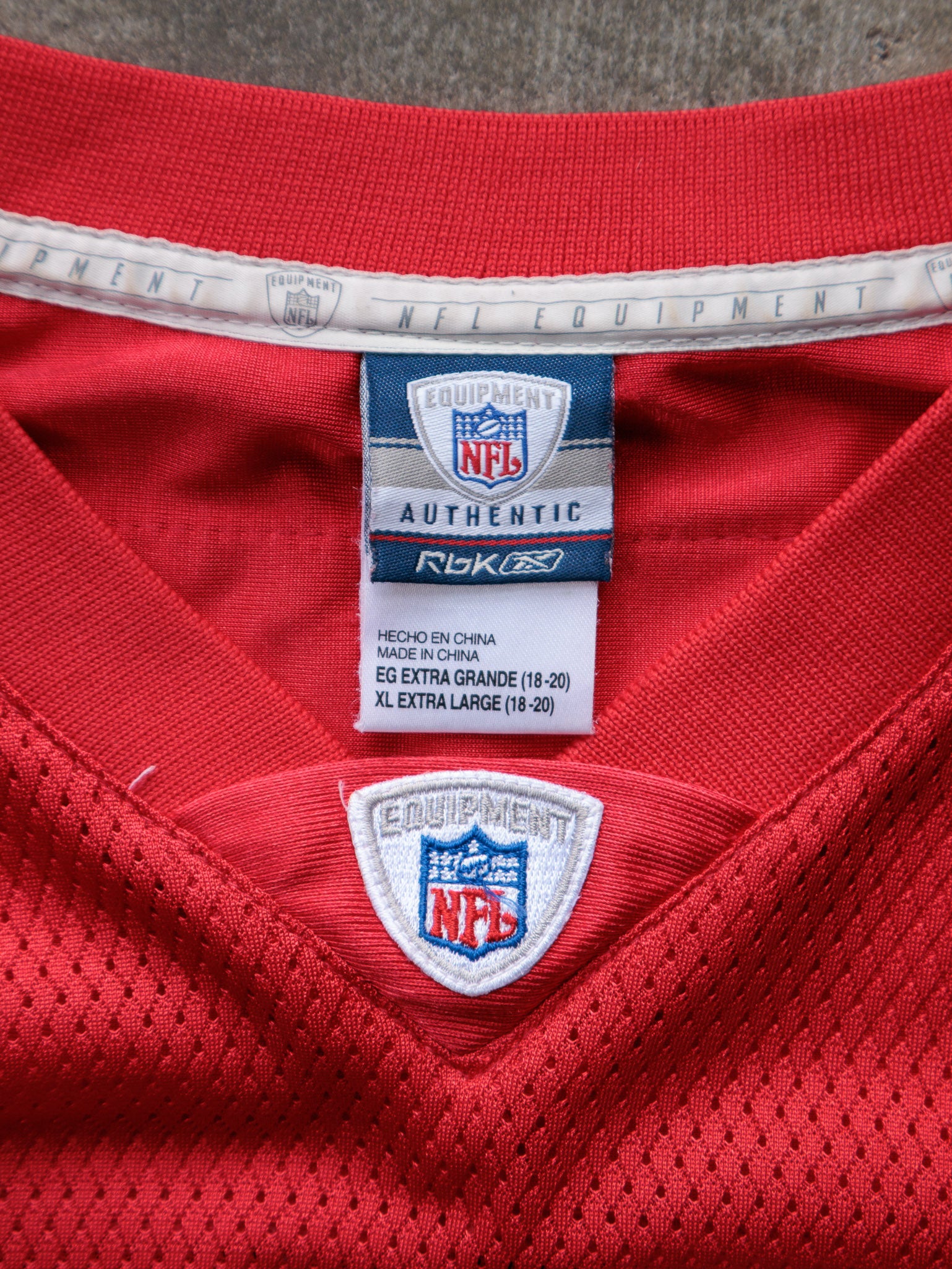 Vintage 00s Reebok Kansas City Chiefs Larry Johnson NFL Jersey (18-20Y)