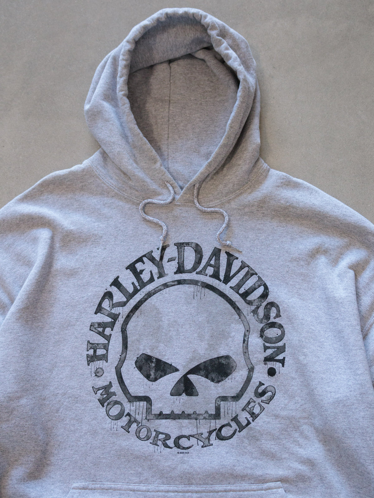 Grey Harley-Davidson Oconomowoc Wisconsin Hoodie (2XL)