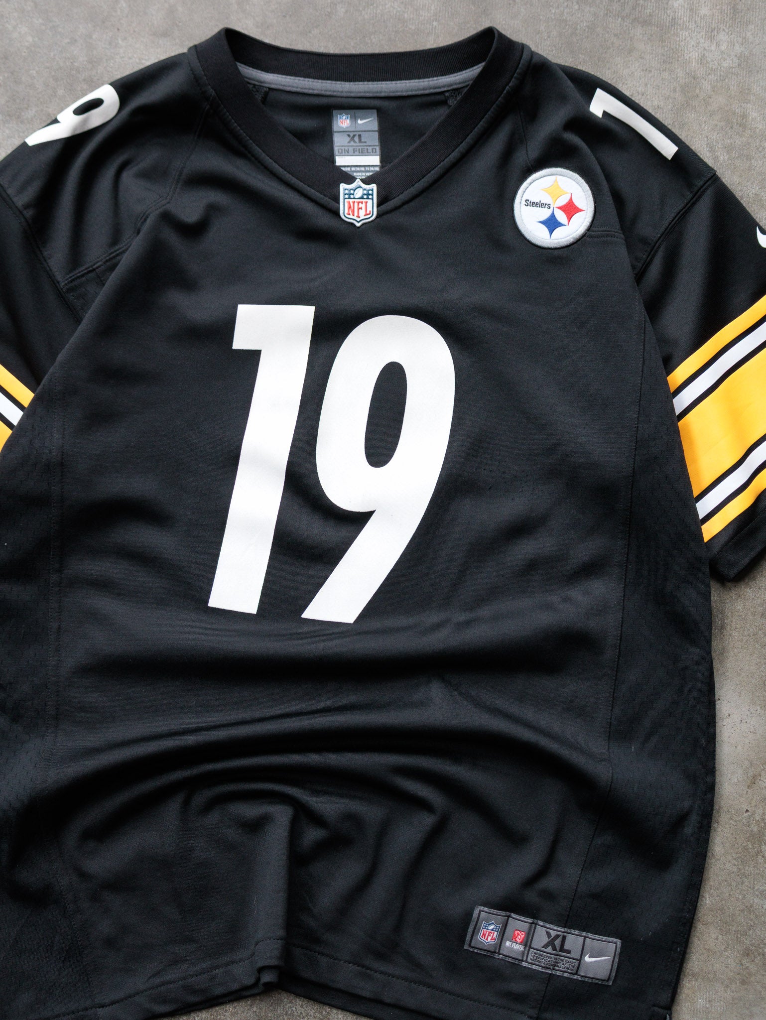 Black Nike Pittsburgh Steelers JuJu Smith-Schuster NFL Jersey (18-20Y)