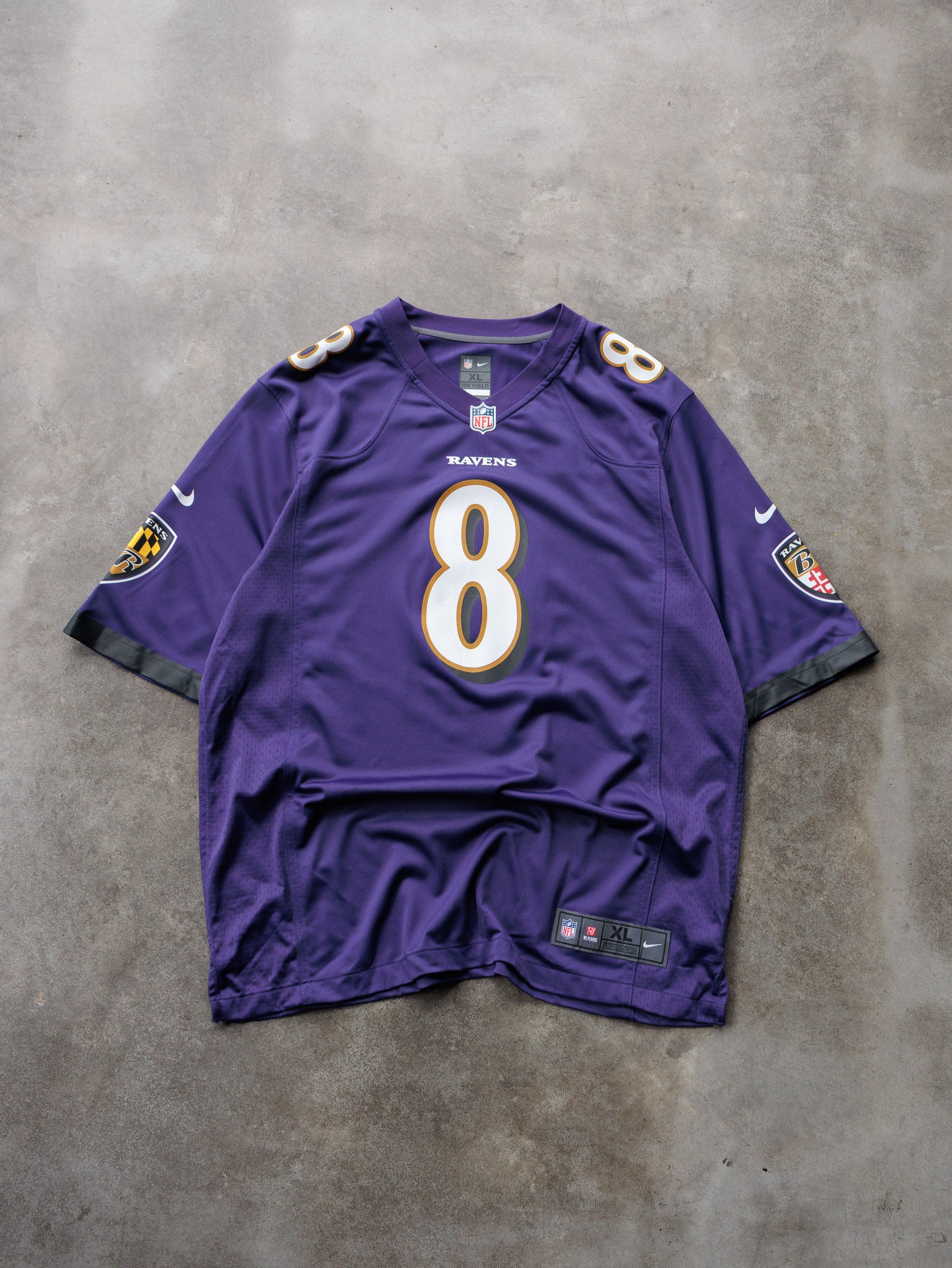 Purple Nike Baltimore Ravens Lamar Jackson NFL Jersey (XL)